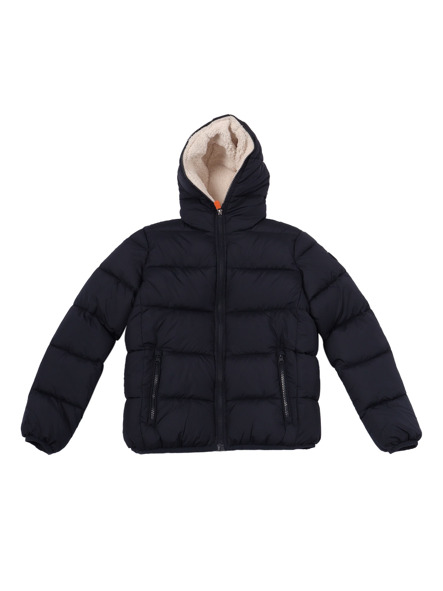 Save The Duck Chaz Hooded Jacket With Teddy Lining In Multi