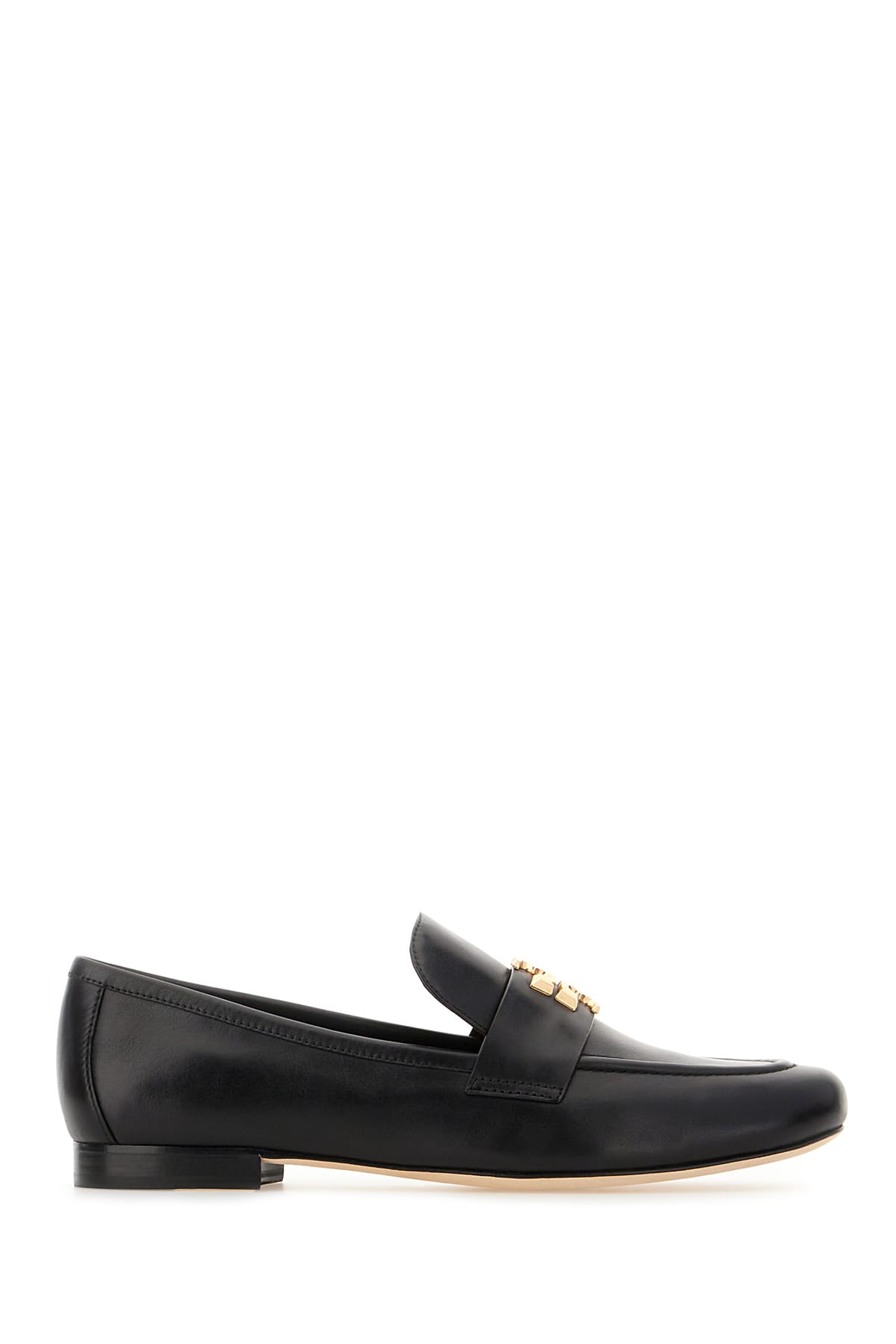 Shop Tory Burch Black Leather Eleanor Loafers In Perfect Black