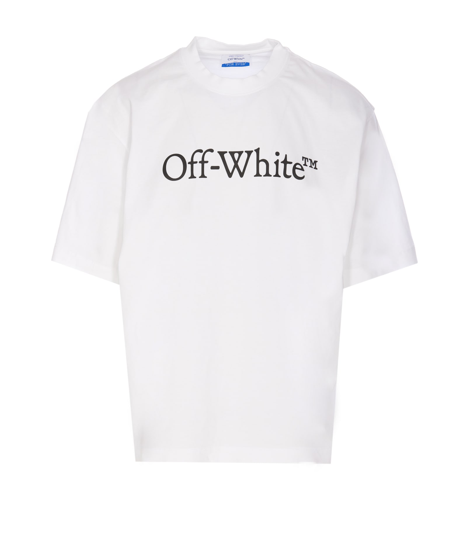 Shop Off-white Logo Skate T-shirt In White