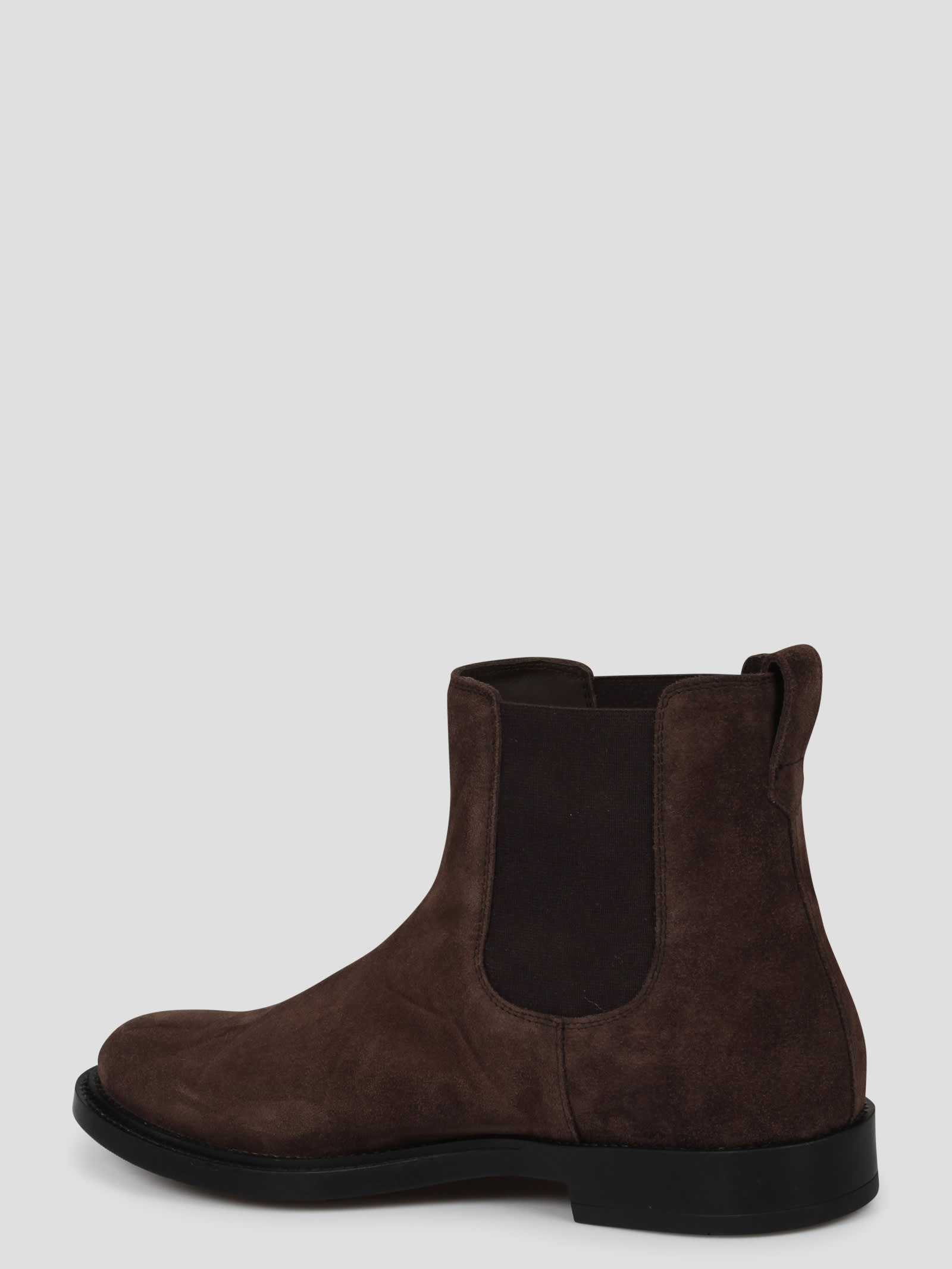 Shop Tod's Chelsea Ankle Boots In Brown