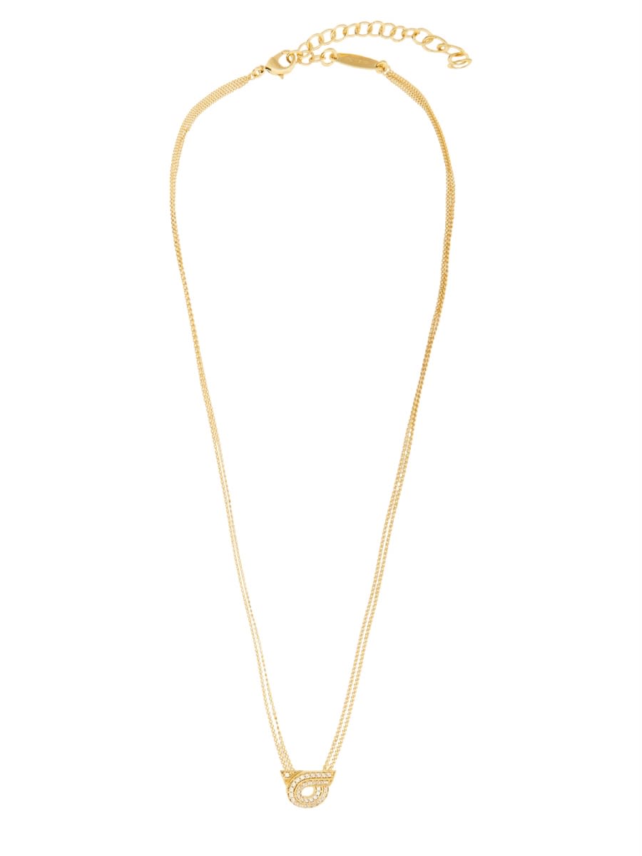 Ferragamo Delicate Gold Pendant Necklace In Gold