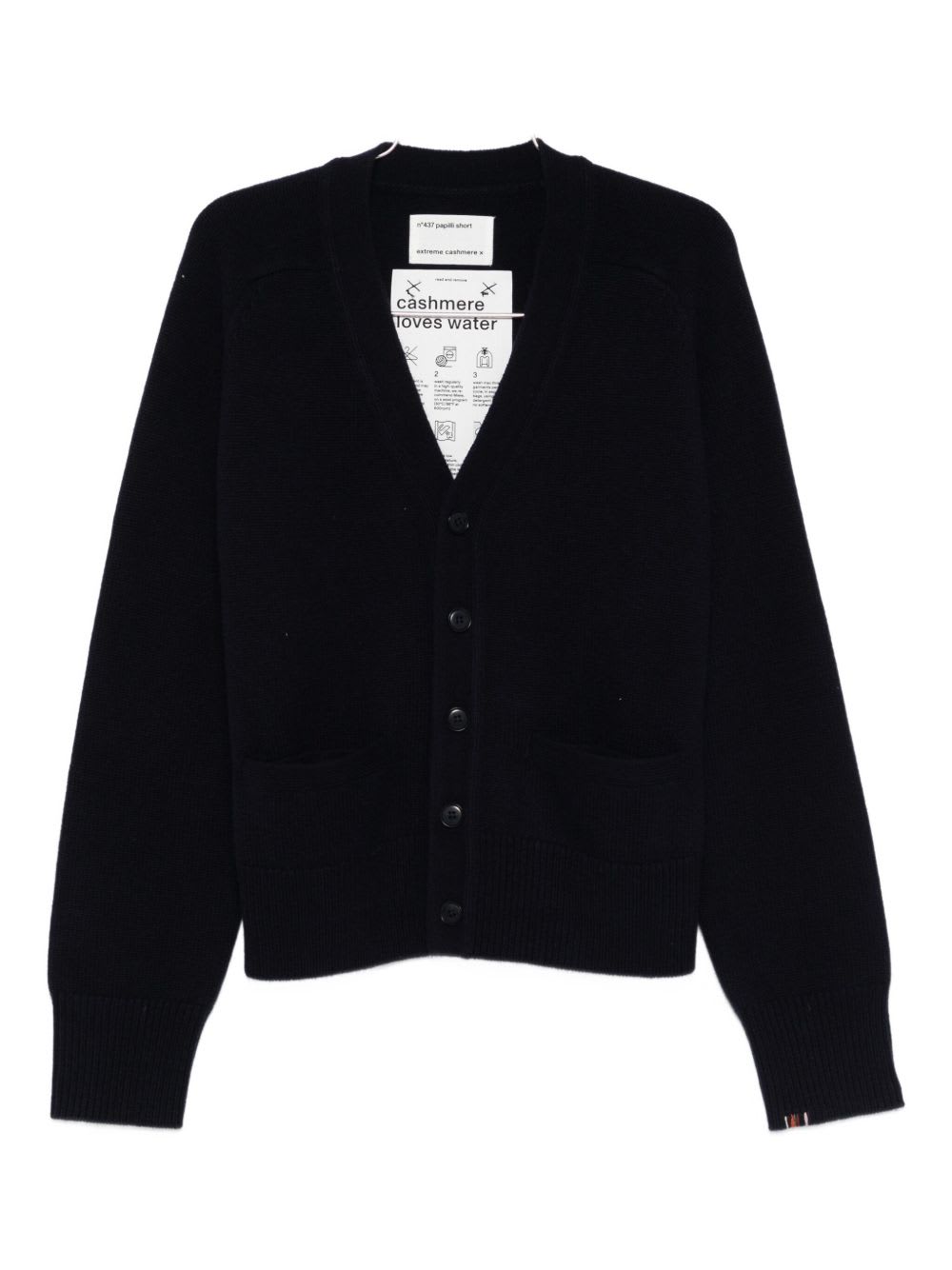 Extreme Cashmere Cashmere Cardigan In Black