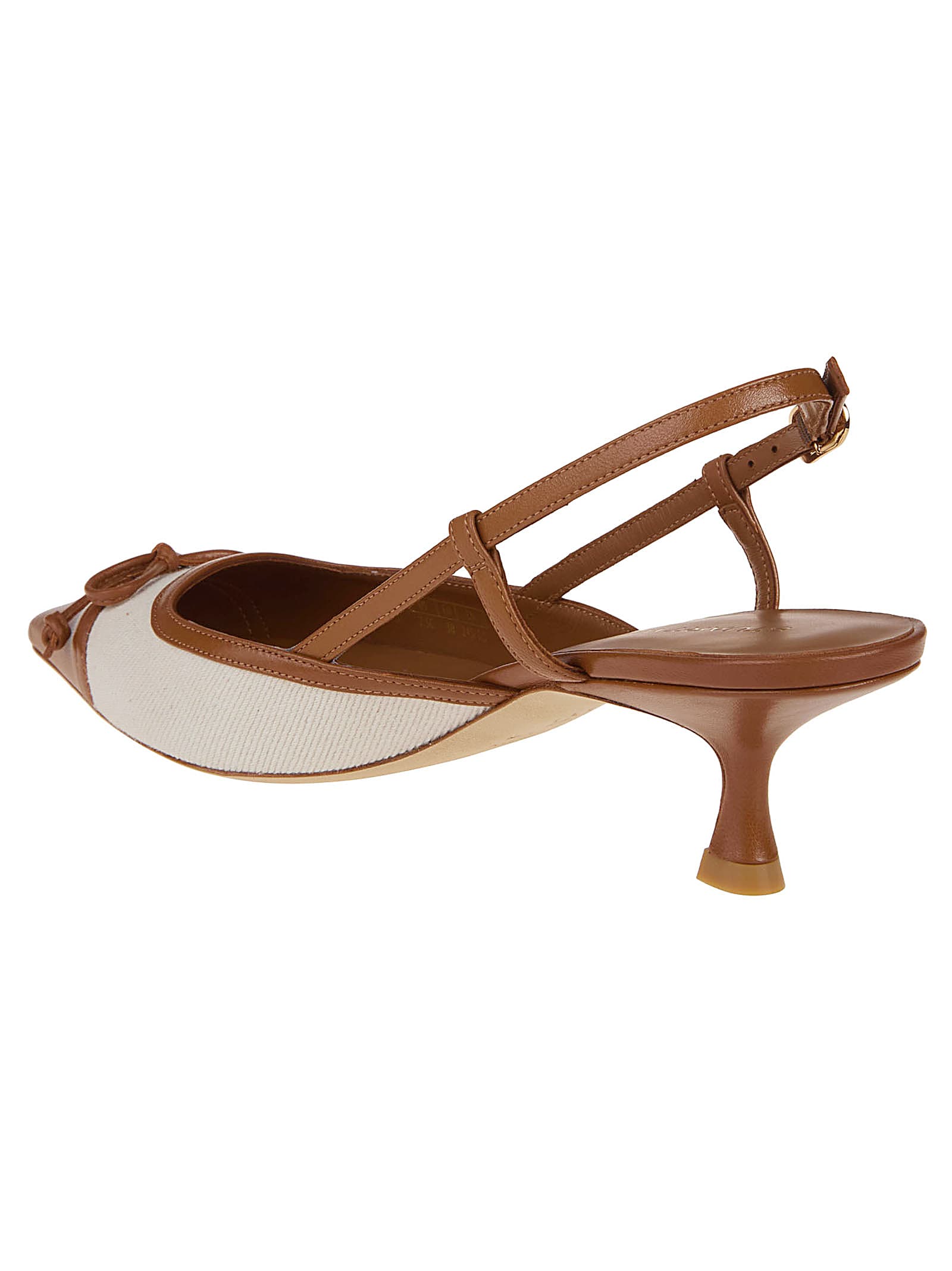 Stuart Weitzman Kitty Slingback 50 Sandals In B Linen/hazel
