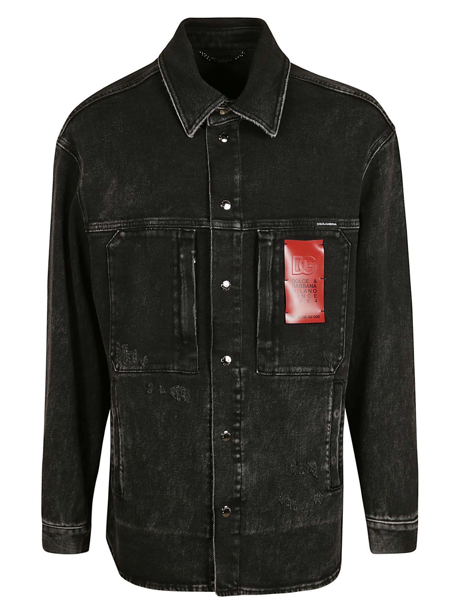 Dolce & Gabbana Patched Denim Jacket