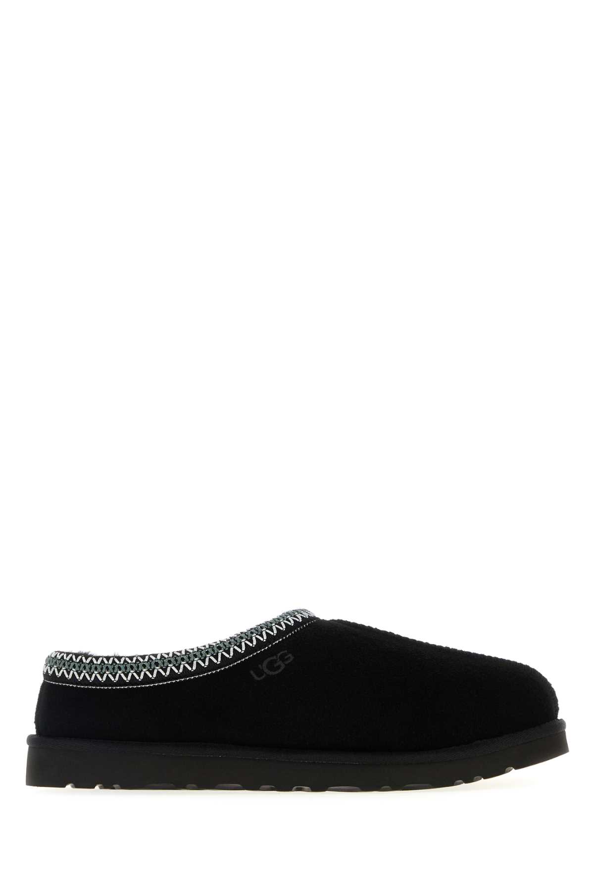 Black Suede Tasman Slippers
