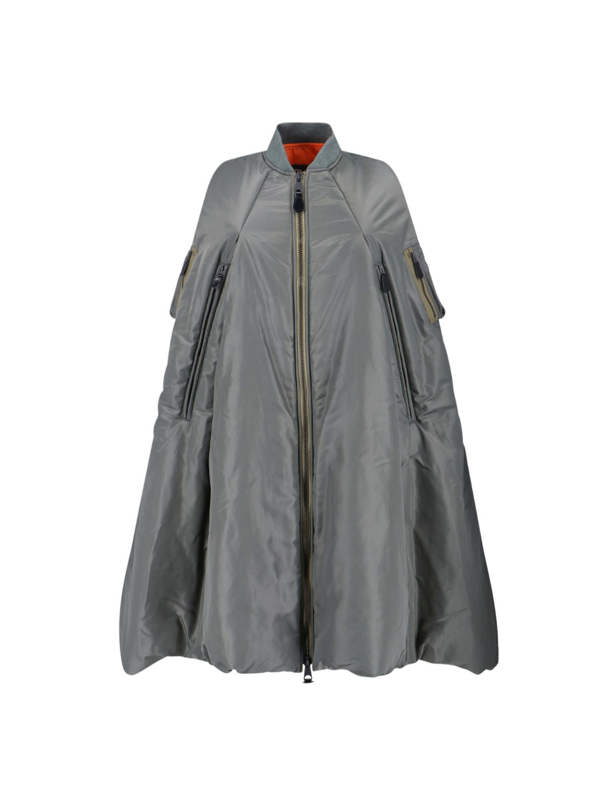 Junya Watanabe Maxi Cape In Gray