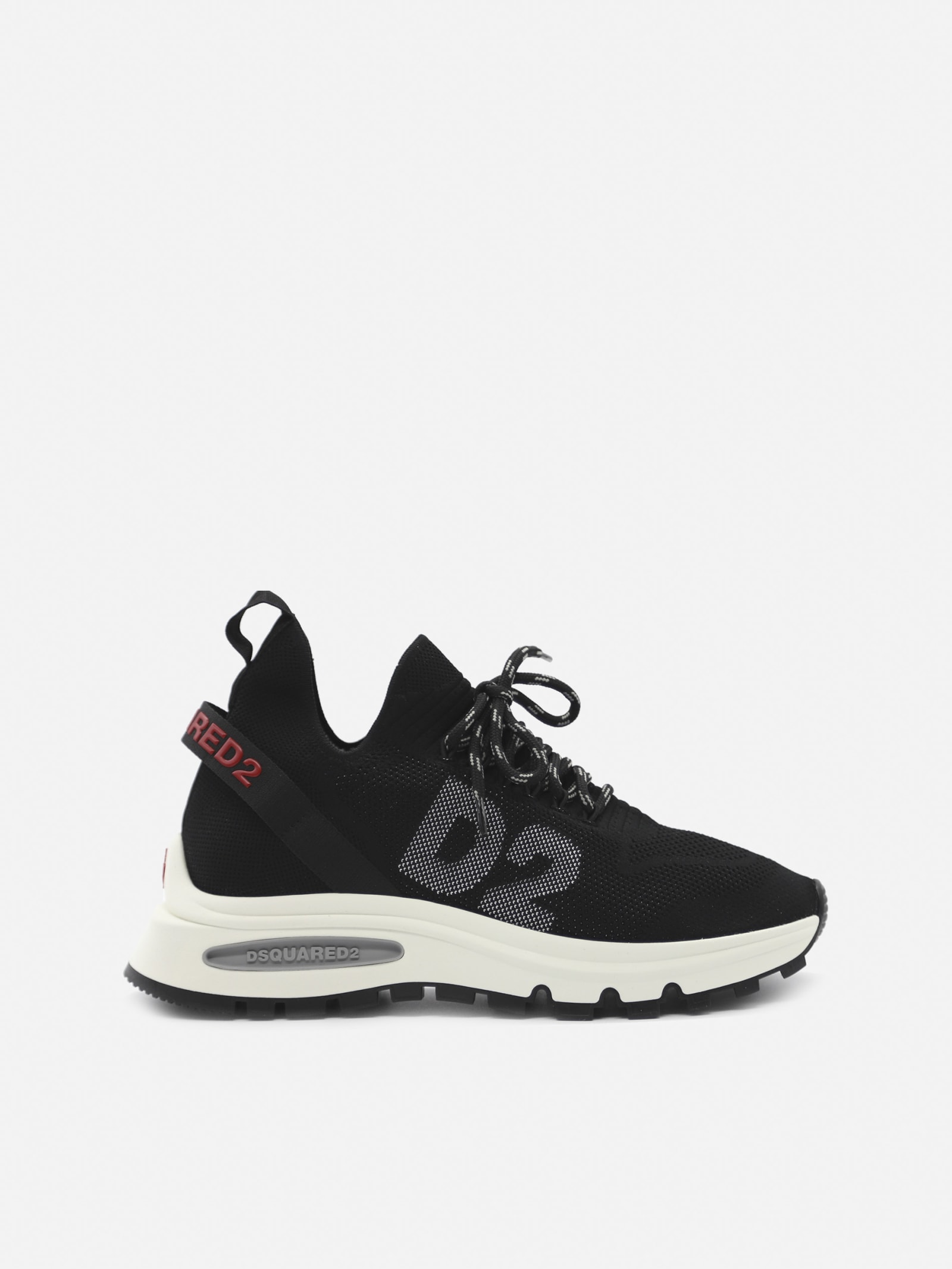 Dsquared2 Speedster Sneakers In Technical Fabric With Canadian Leaf Detail