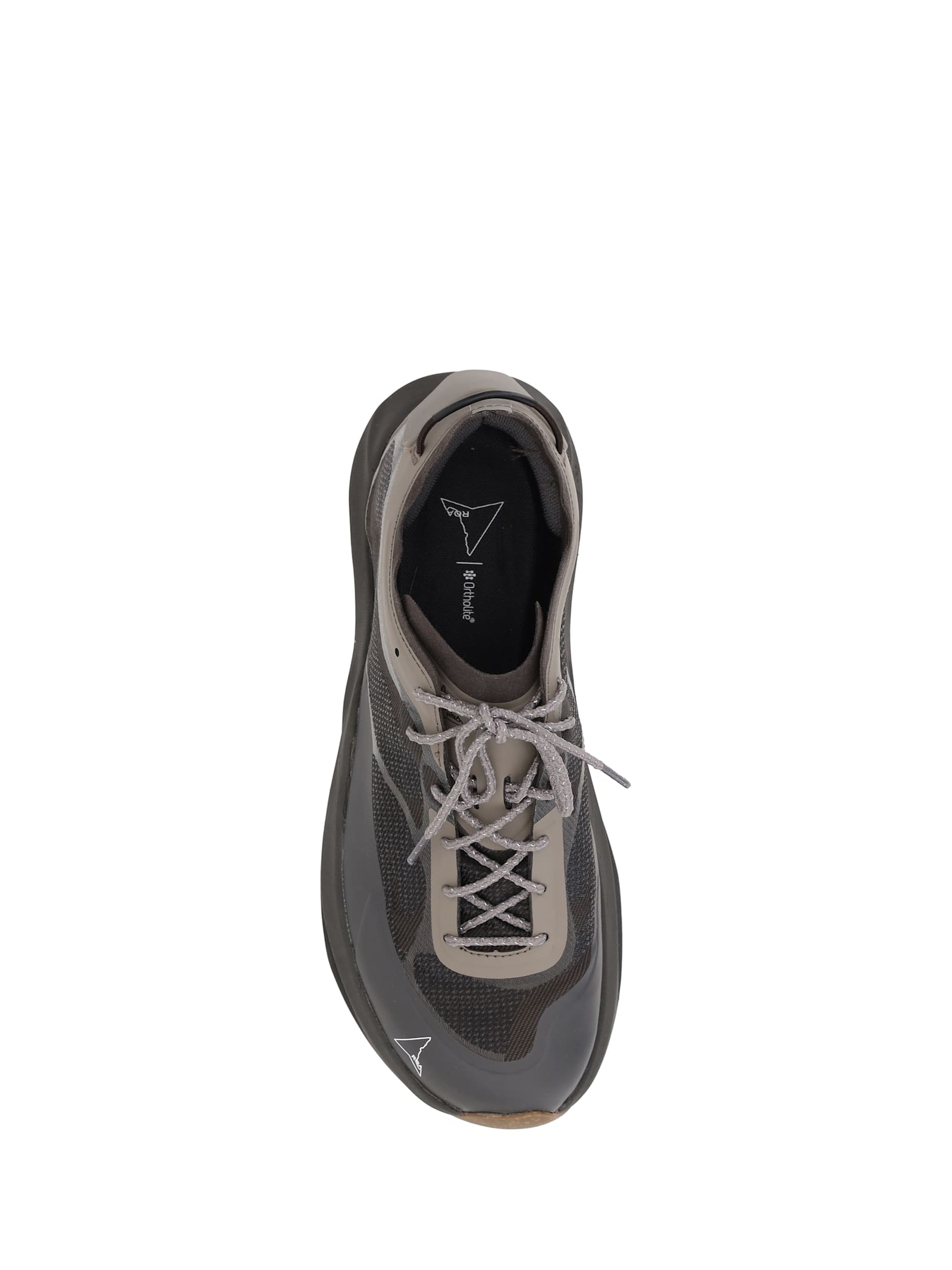 Roa Low-profile Sneakers With Textured Rubber Sole In Brown