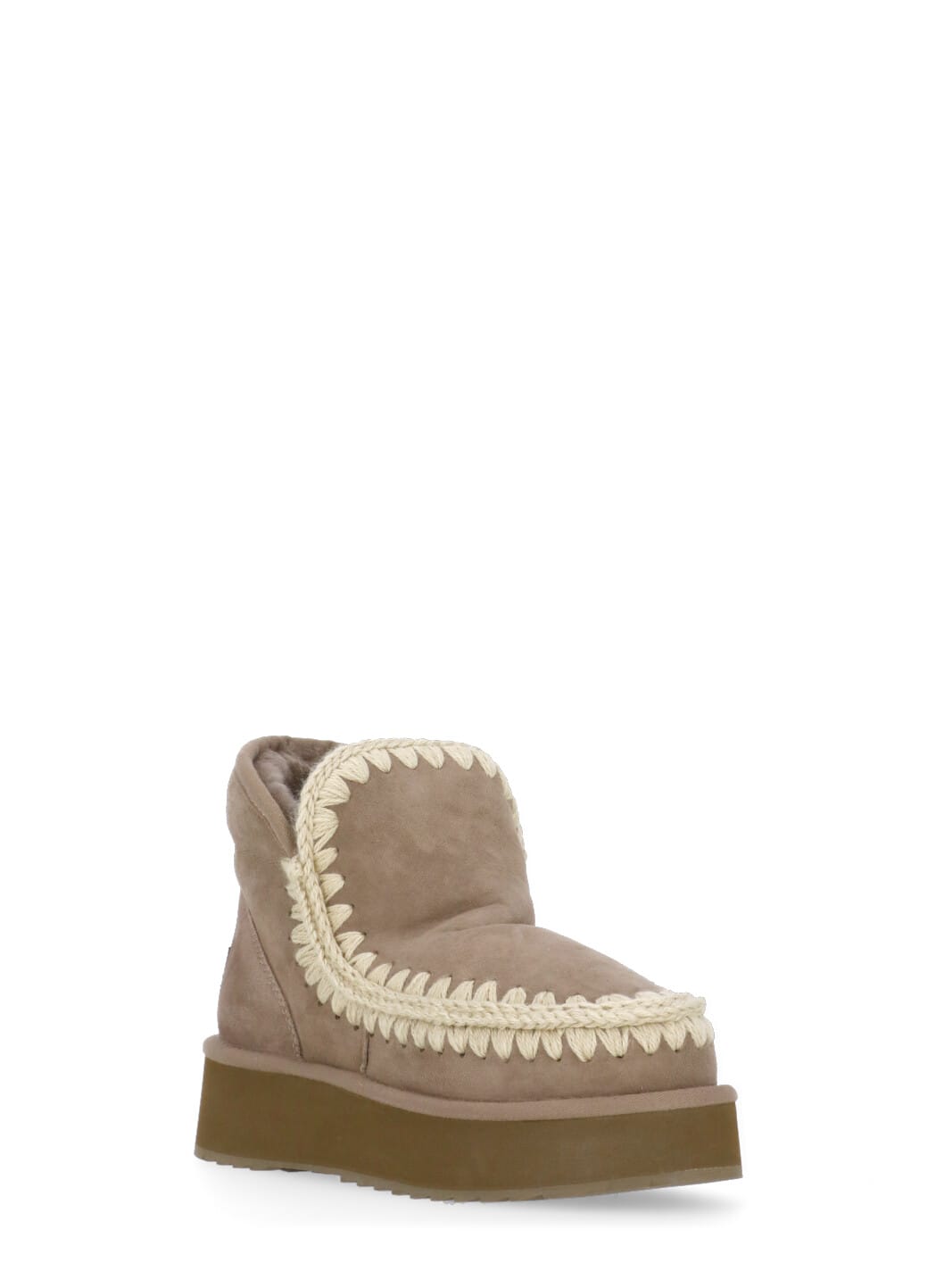 Mou Mini Eskimo Platform Boots In Brown