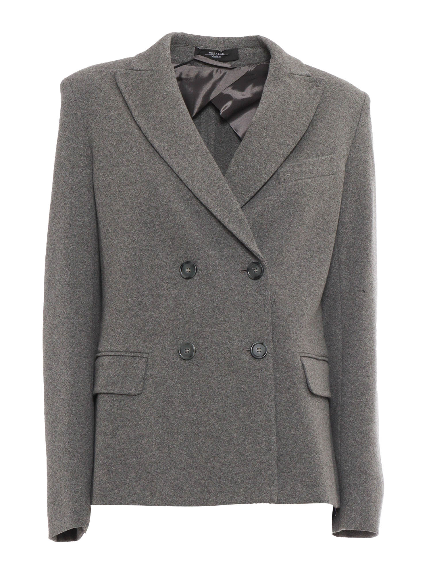 Shop Weekend Max Mara Funghi Dark Grey Jersey Jacket