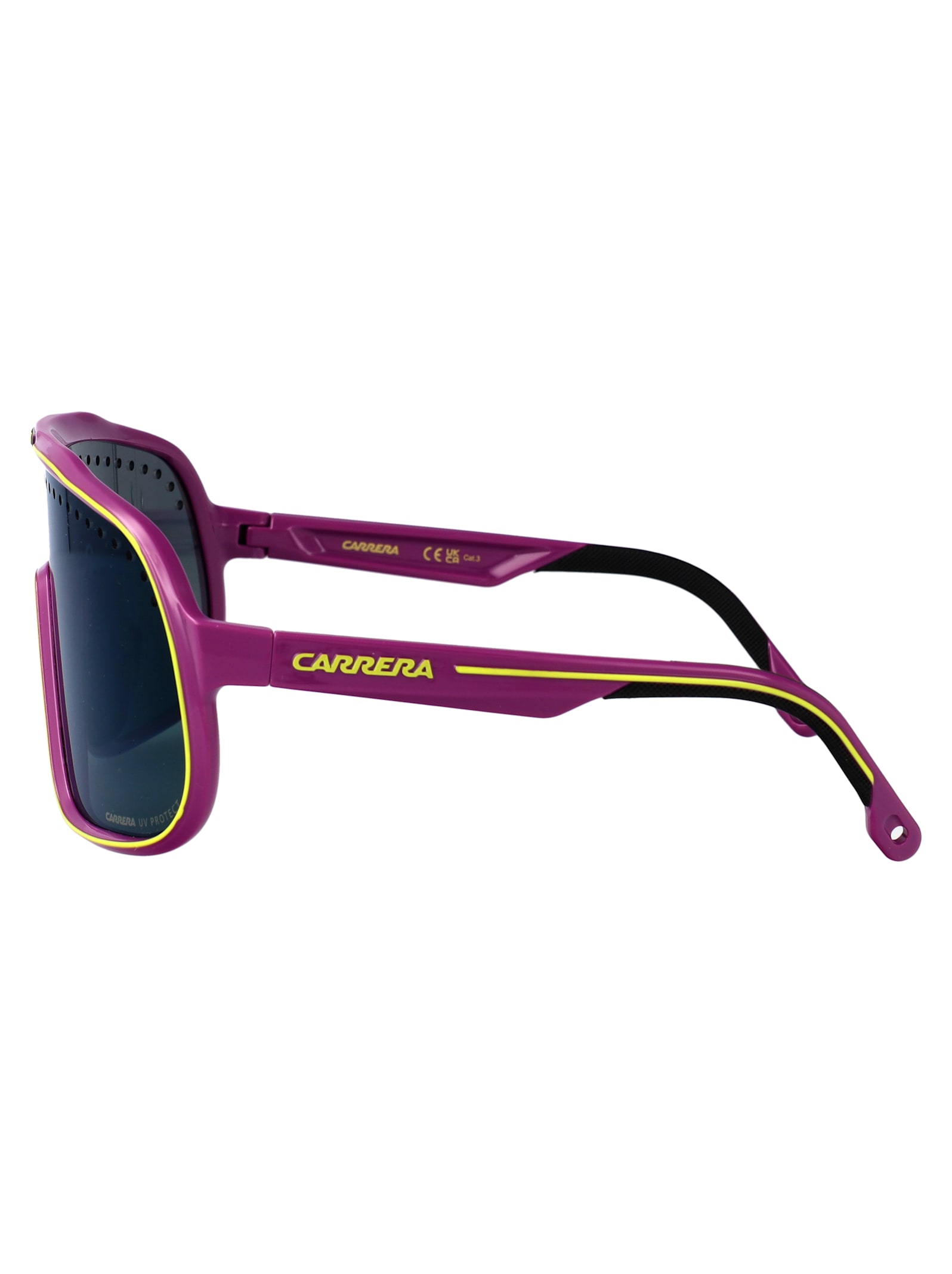 Carrera Matte Black Gold Injectate Sunglasses In Green