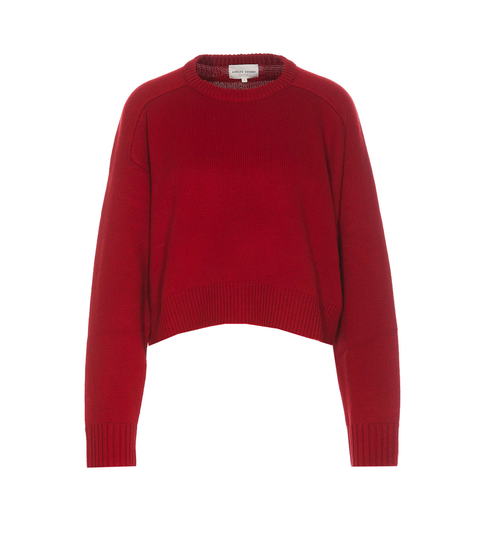 Shop Loulou Studio Bruzzi Sweater In Red