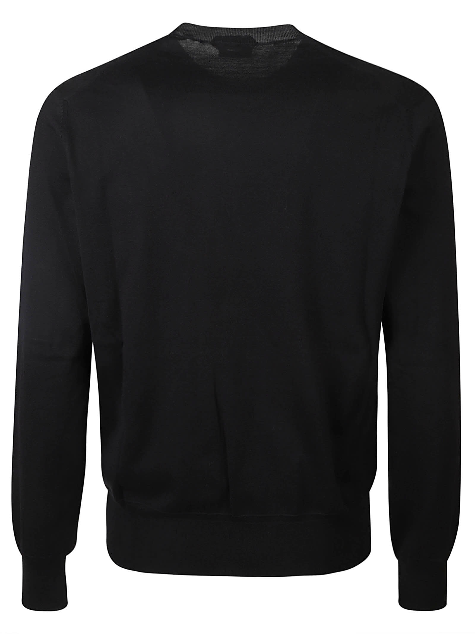 Shop Tom Ford Round Neck Sweater In Black