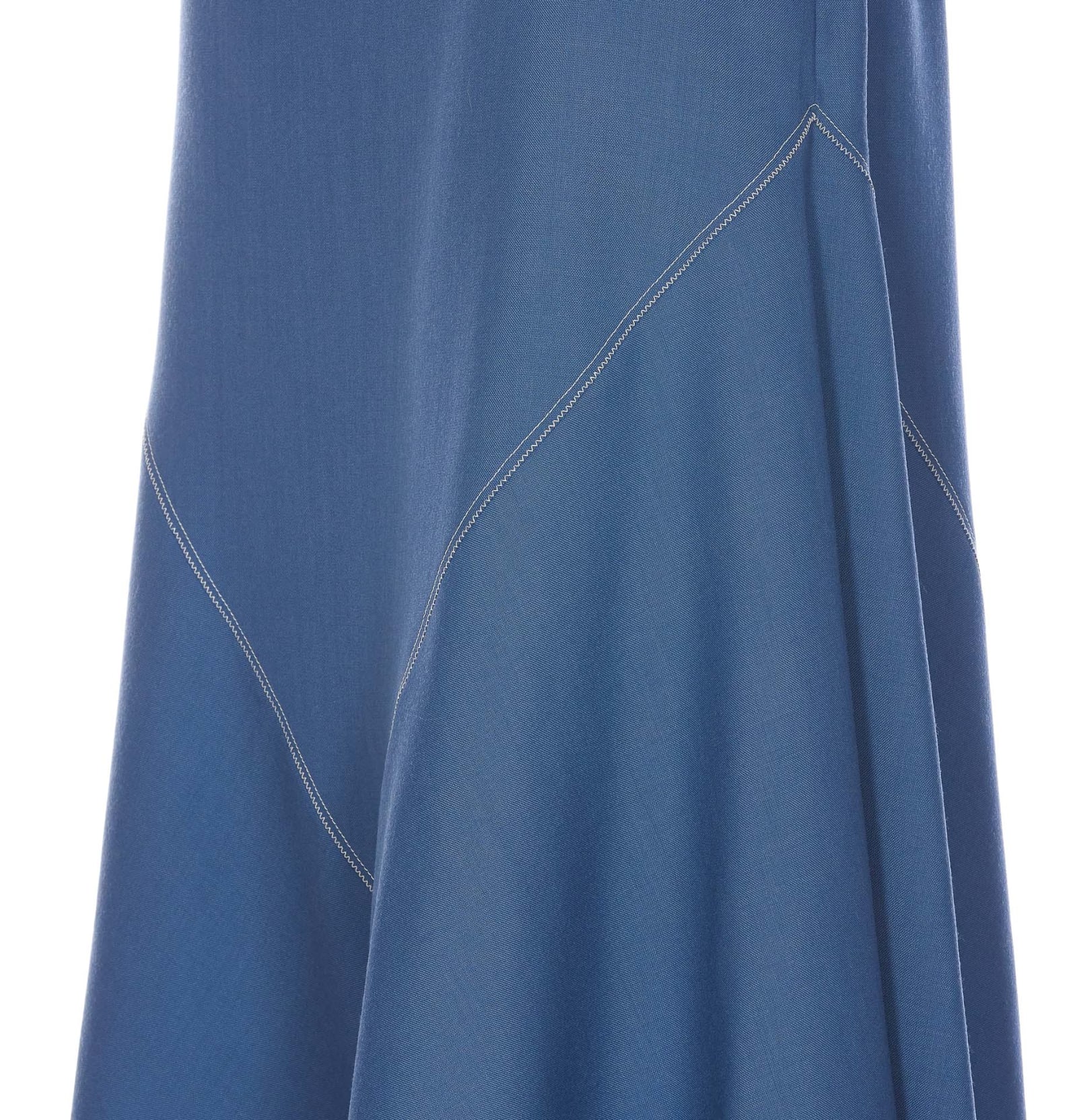 Shop Marni Asymmetrical Skirt In Blue