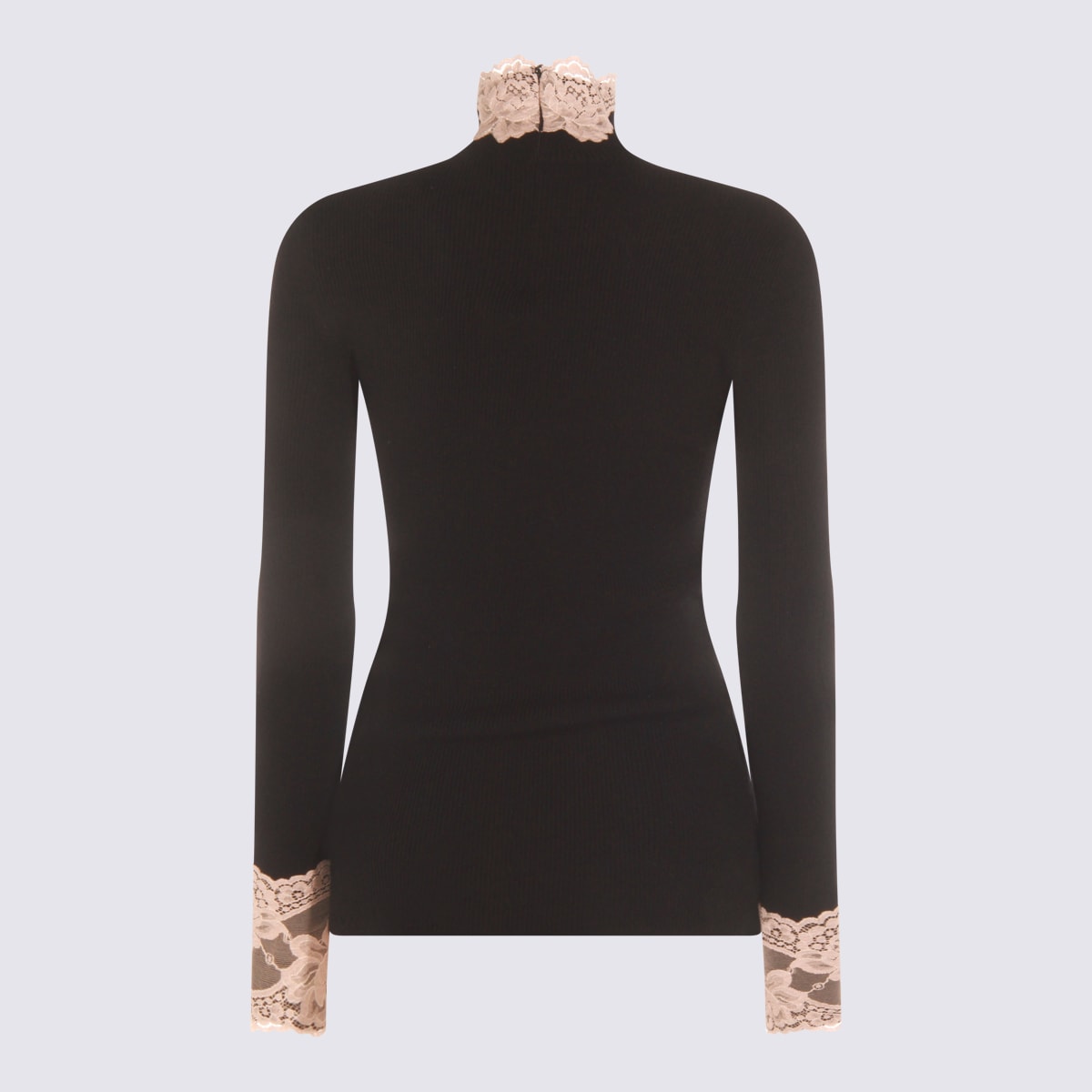 Valentino Garavani Cashmere Sweater Sweaters And Cardigans Black In Black