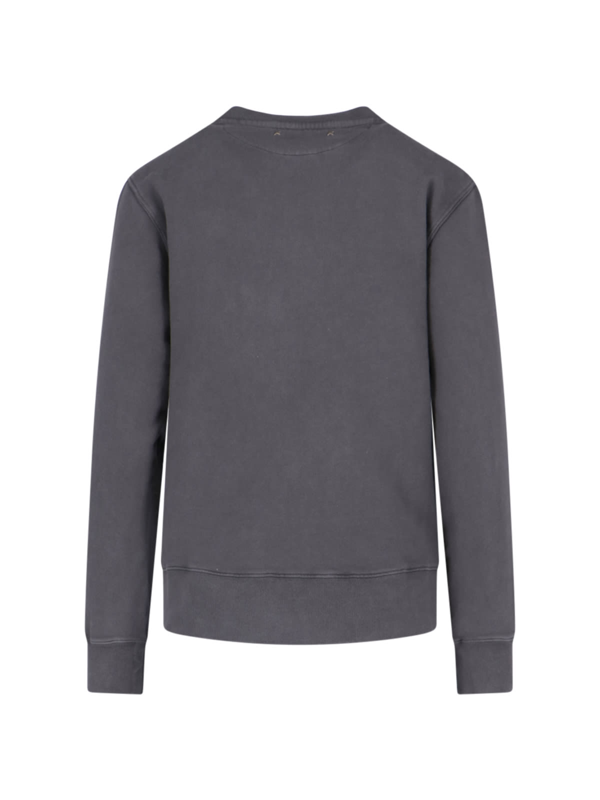 Shop Golden Goose Sweatshirt With Crystals Crewneck In Grey