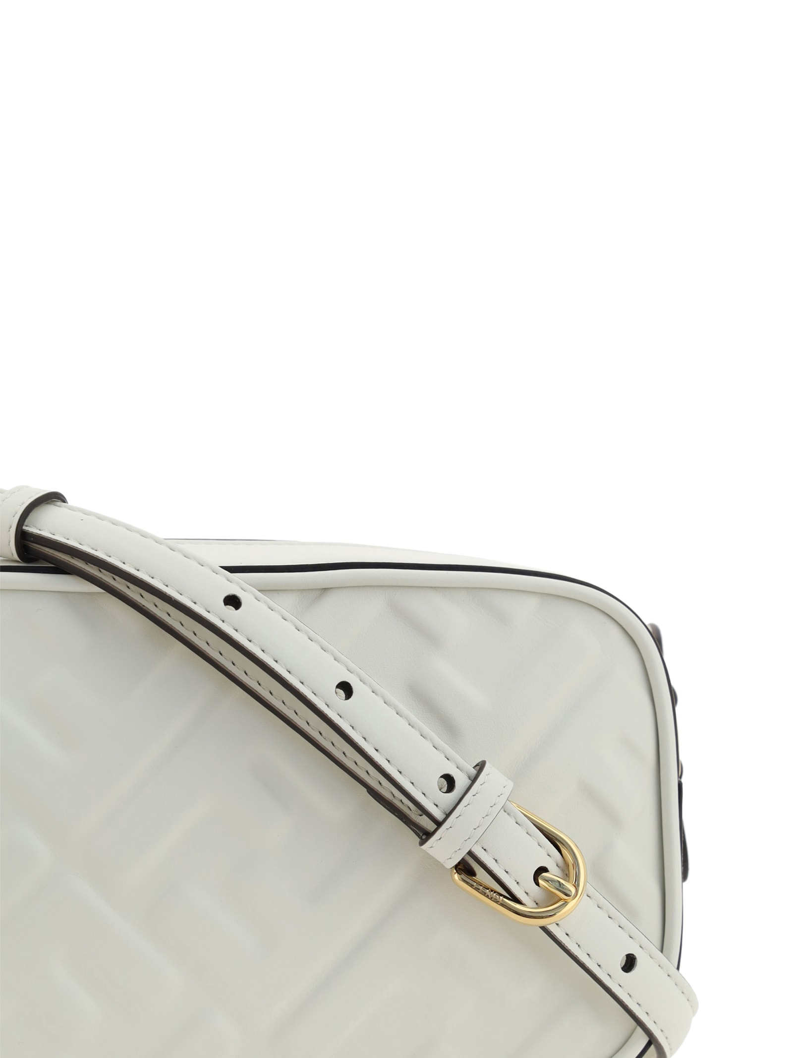 Shop Fendi Camera Case Shoulder Bag In White