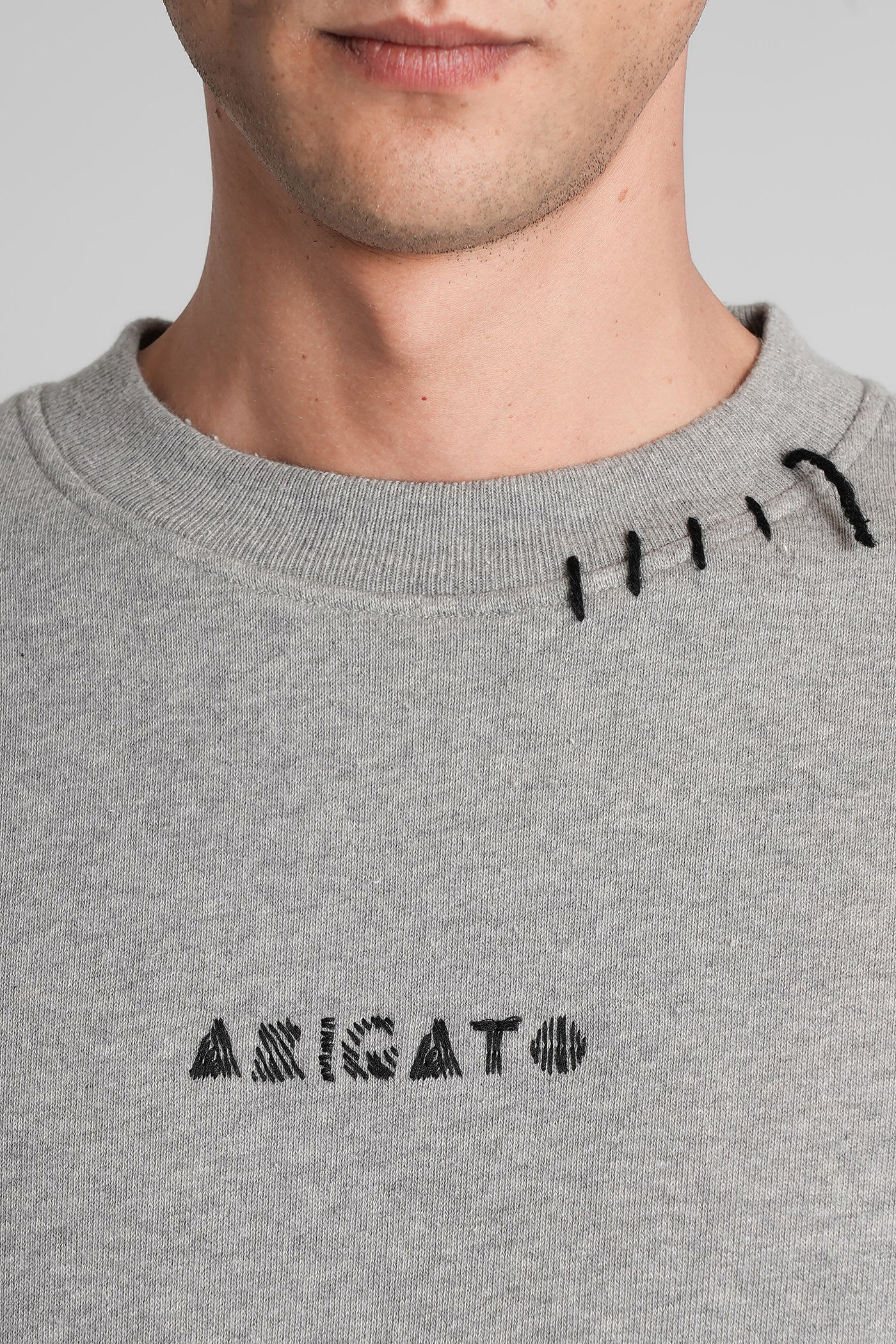 Axel Arigato Loops Sweatshirt Sweatshirt In Grey Cotton In Gray