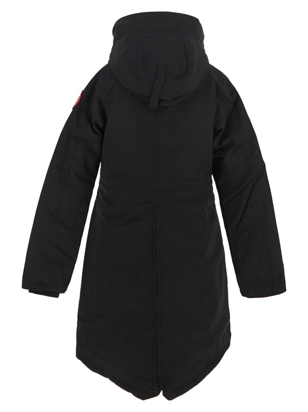 Shop Canada Goose Rossclair Parka Jacket In Black