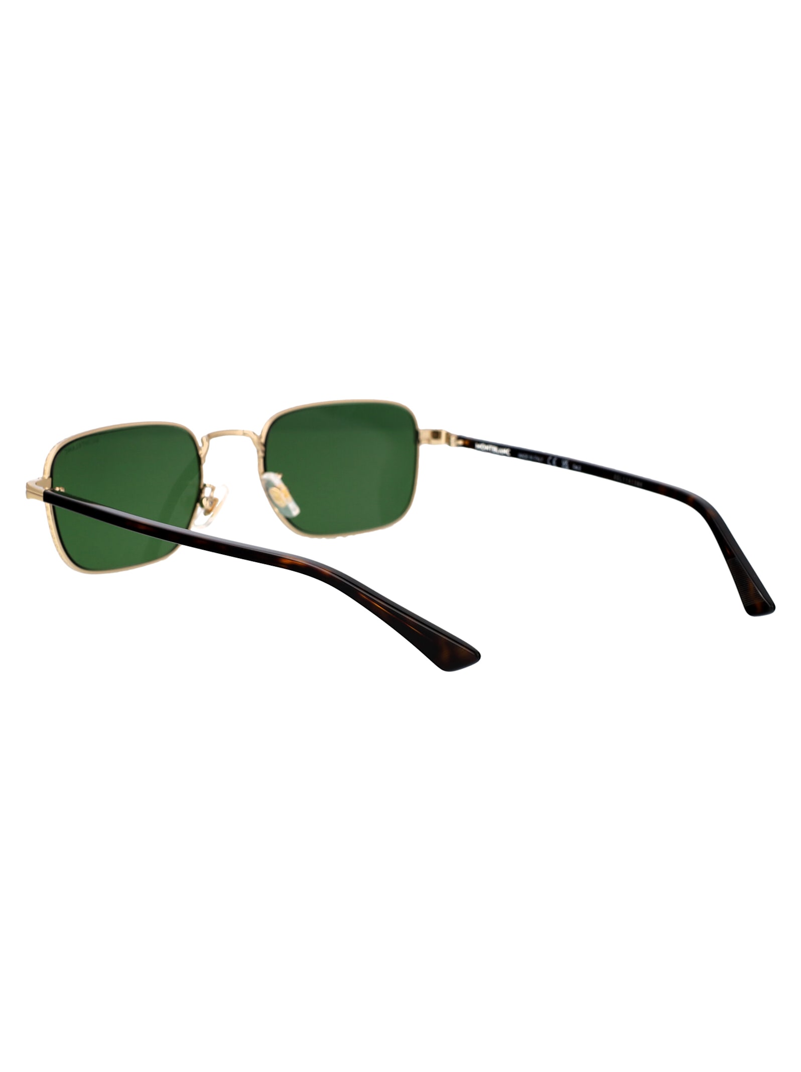 Shop Montblanc Mb0339s Sunglasses In Green