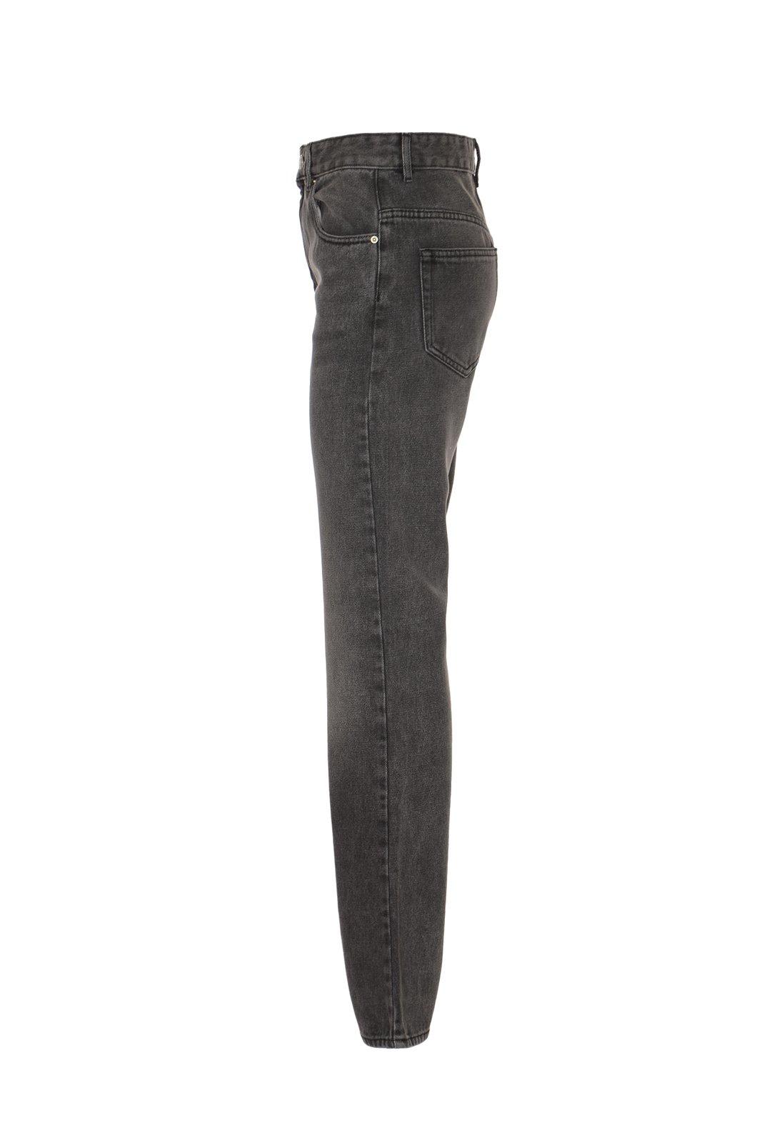 Shop Isabel Marant Belvira Flared Jeans In Grey