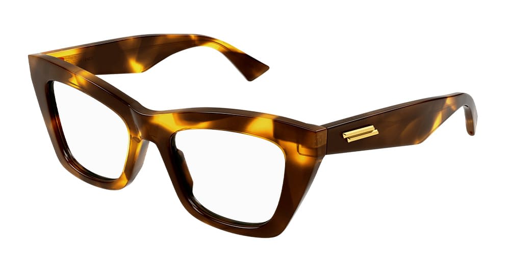 Bottega Veneta Bv1215o-005 - Havana Rx Glasses In Havana
