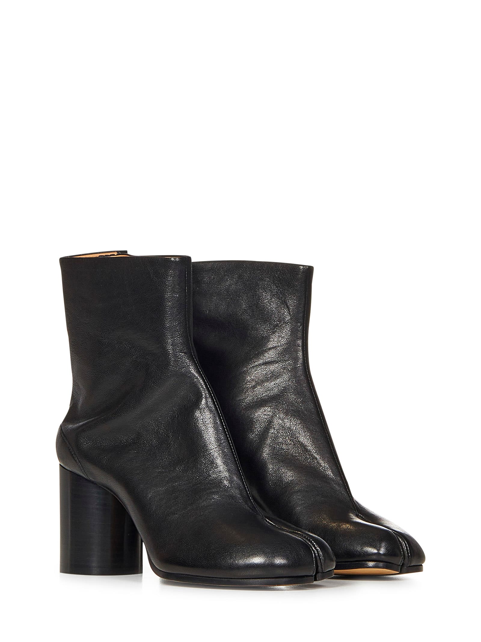 Shop Maison Margiela Tabi Boots In Black