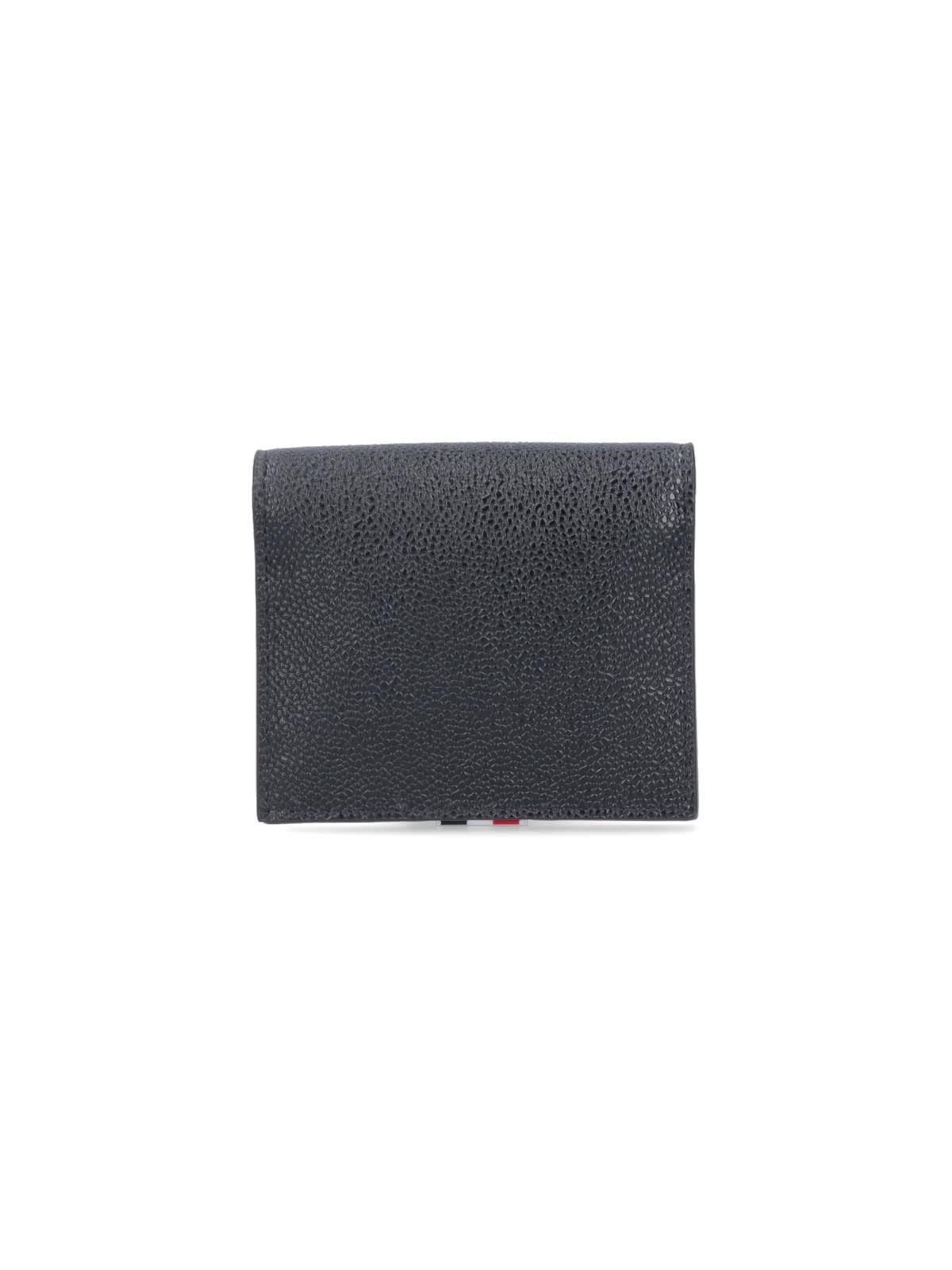 Shop Thom Browne Crossbody Wallet In Black