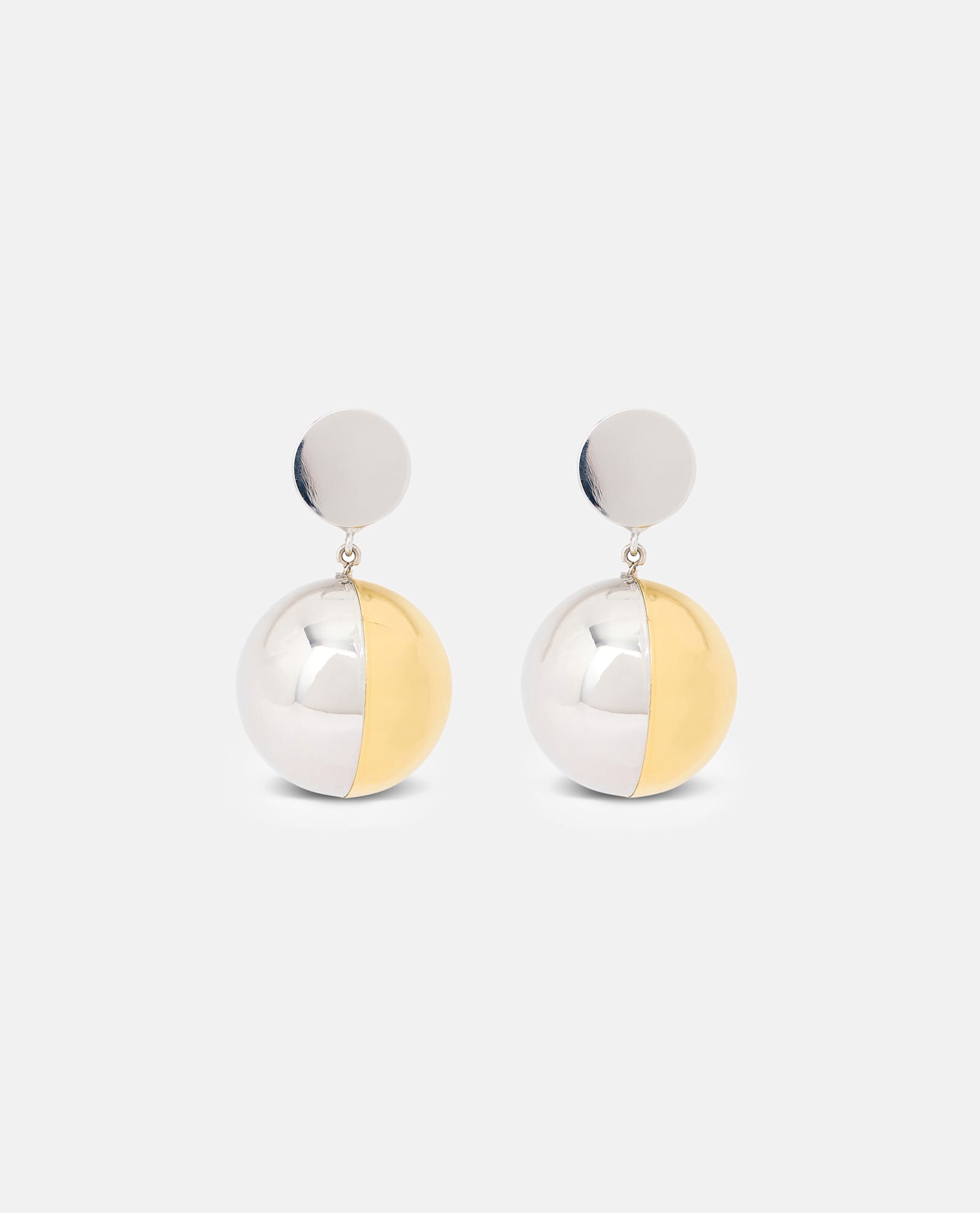 Gold And Silver Earrings