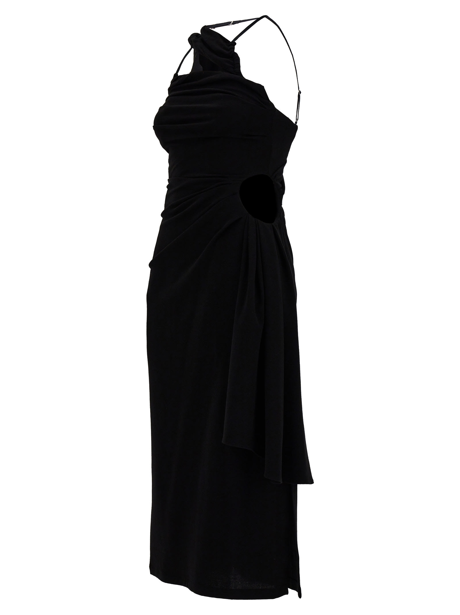Shop Jacquemus Abanada Dress In Black