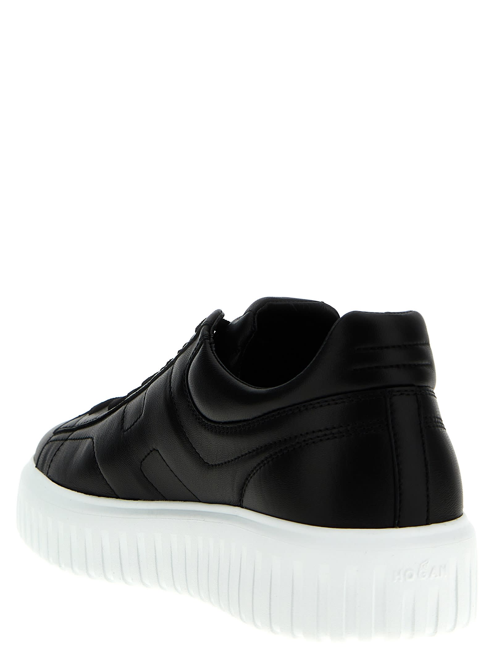 Hogan Sneaker H-stripes In Nero