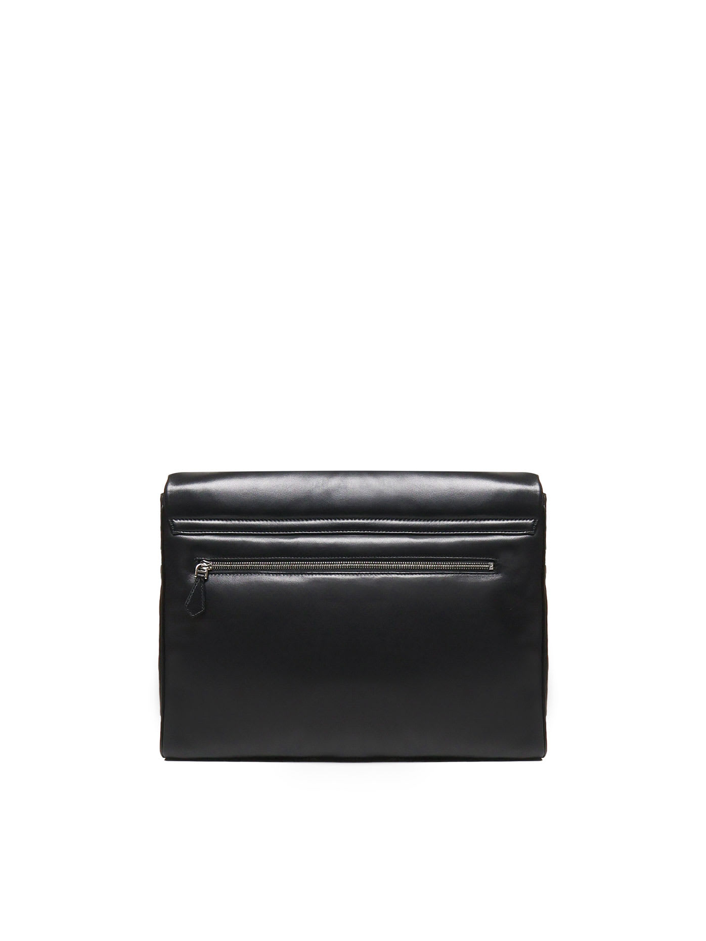 Shop Dolce & Gabbana Crossbody Bag In Calfskin In Black