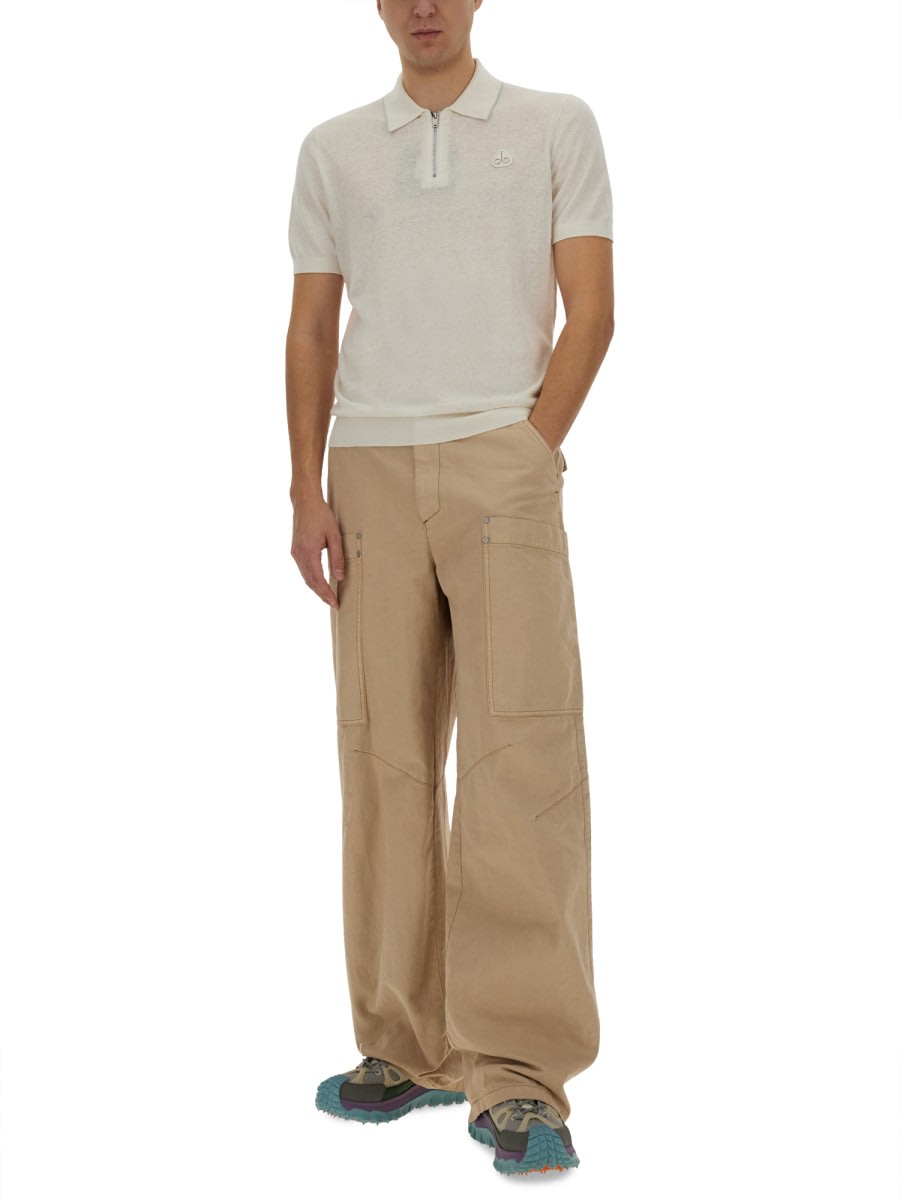 Moose Knuckles Men's Polo Pavilion T-shirt In White