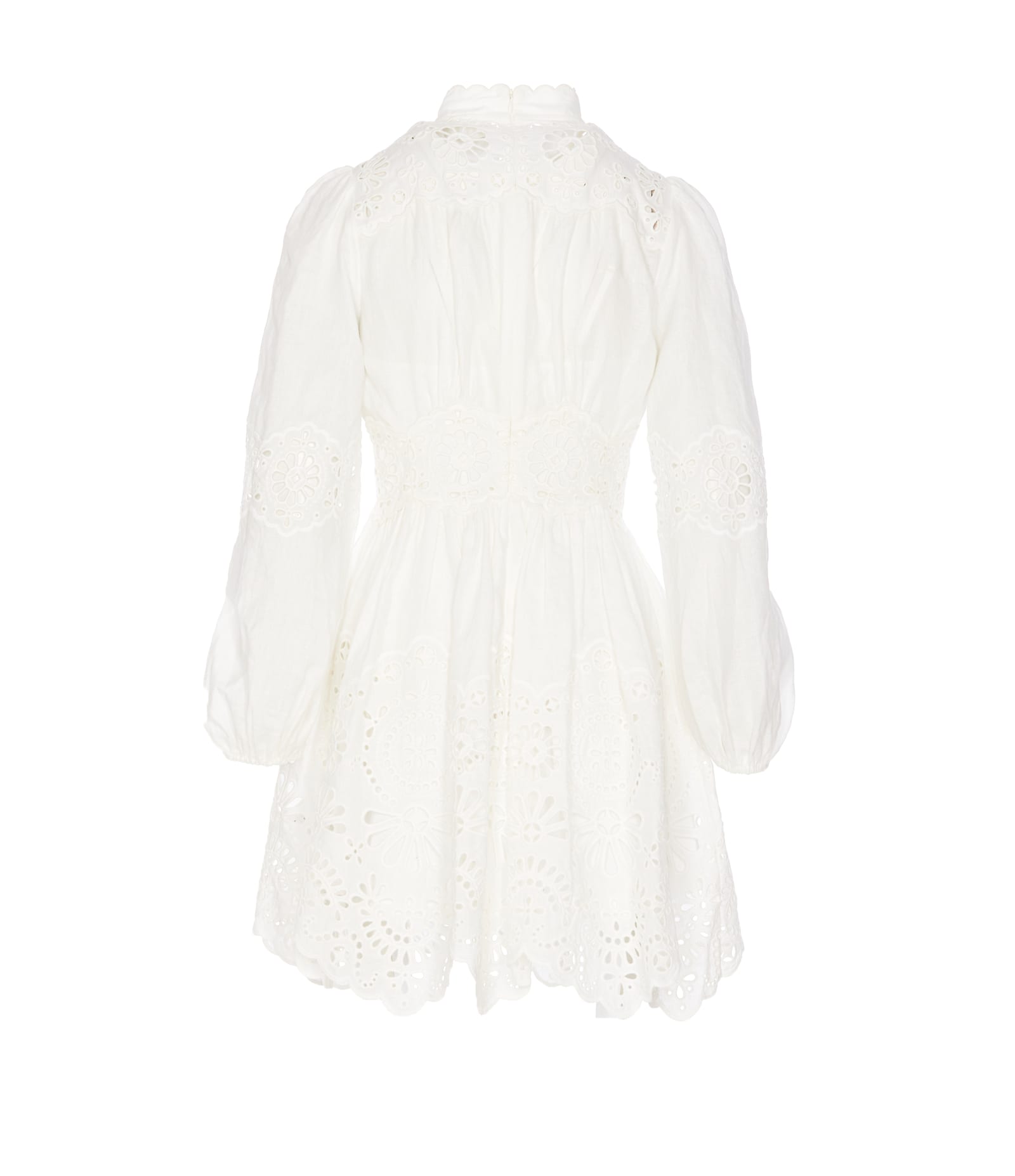 ZIMMERMANN ACACIA BRODERIE MINI DRESS 