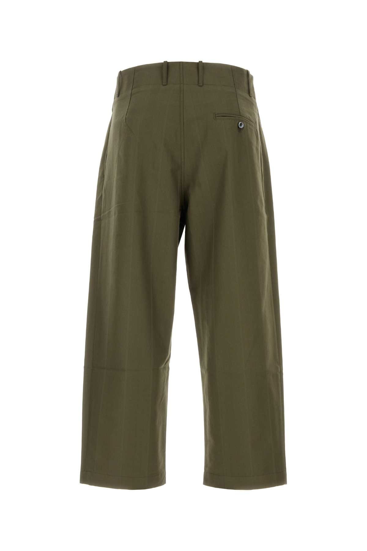 Shop Vivienne Westwood Green Cotton Alien Pant