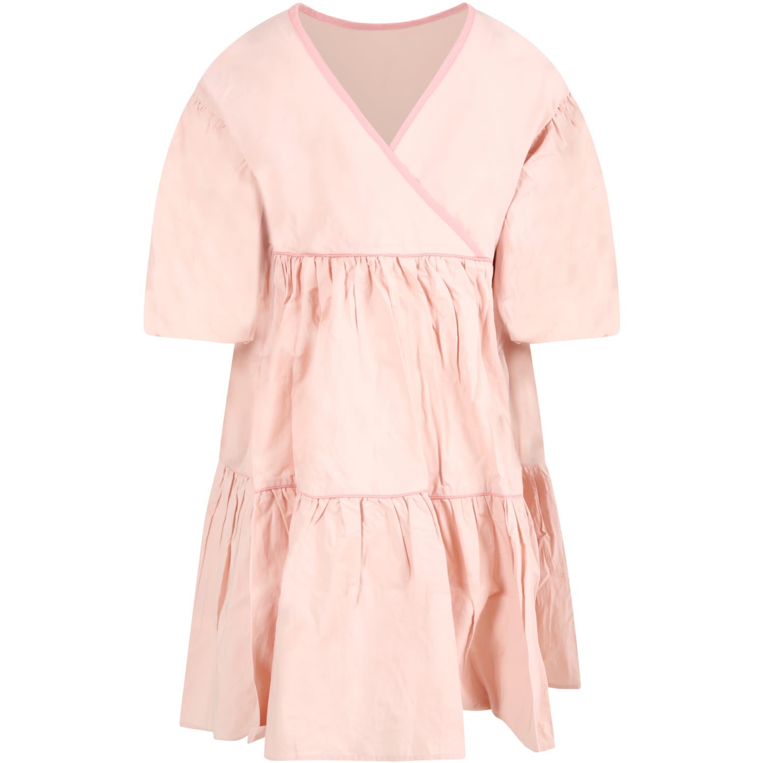 Molo Pink Dress For Girl