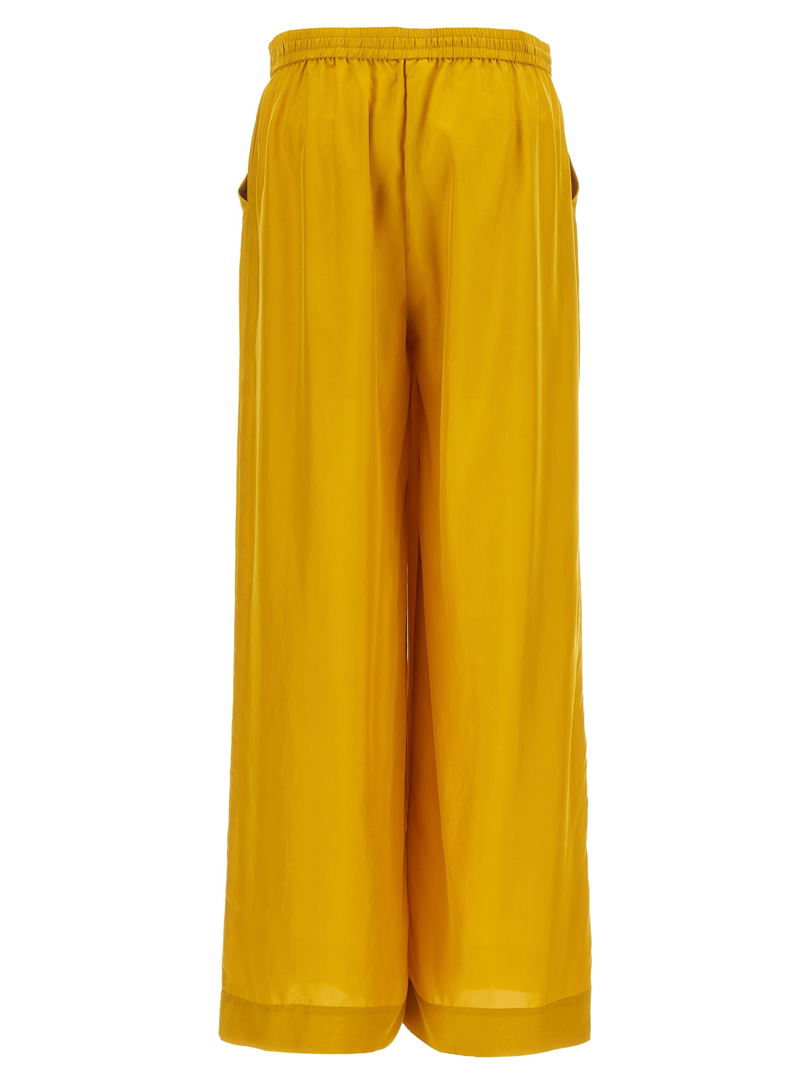 Shop P.a.r.o.s.h Sunny Pants In Yellow