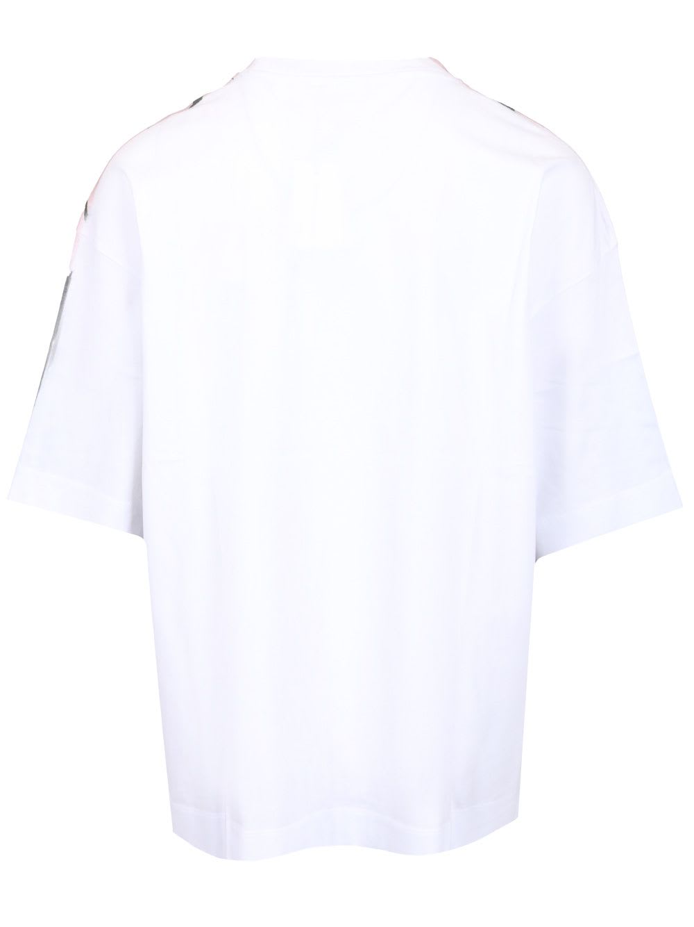 Dries Van Noten Flower-print Oversized T-shirt In Gray