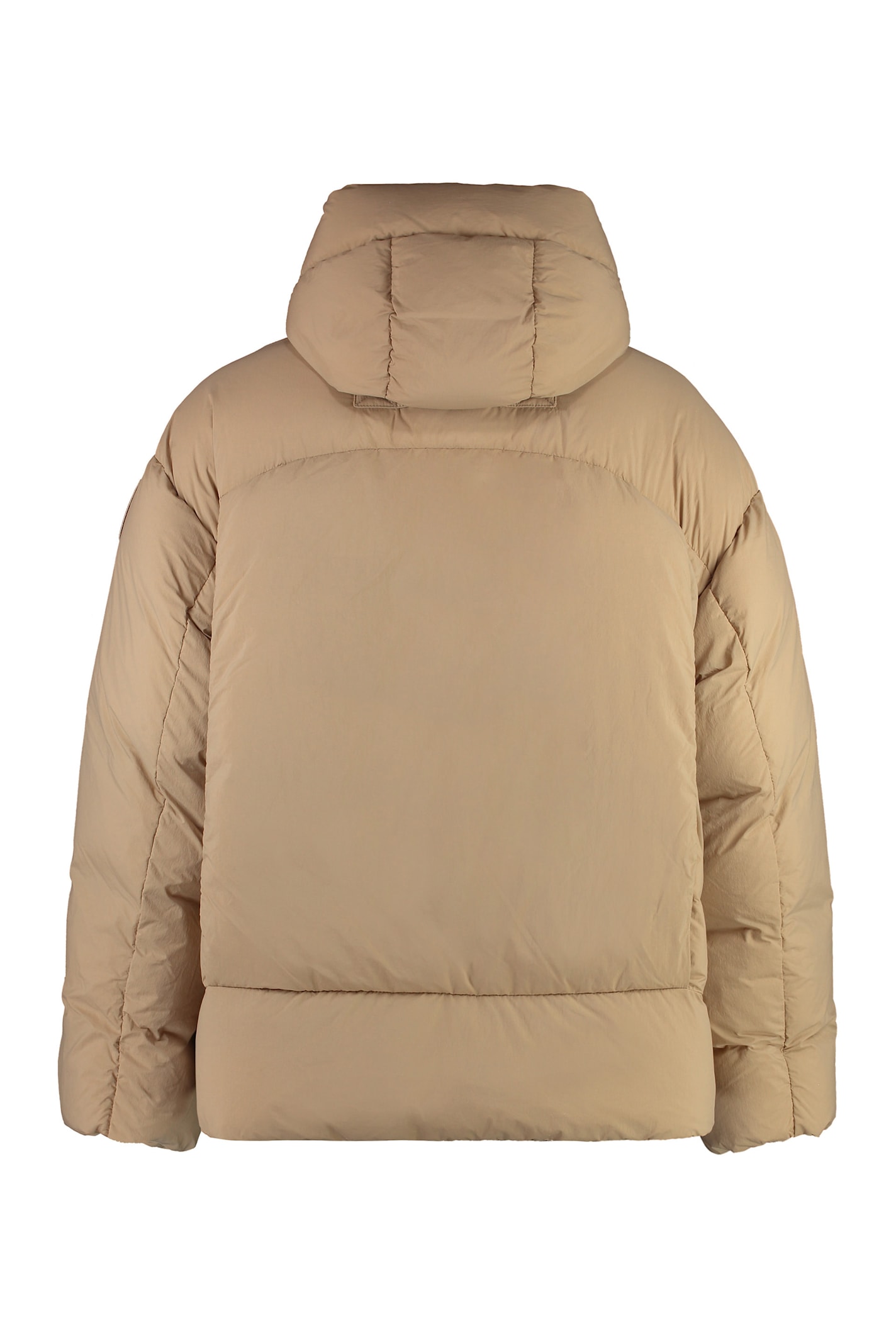 Shop Canada Goose Wilu Hooded Down Jacket In Sand