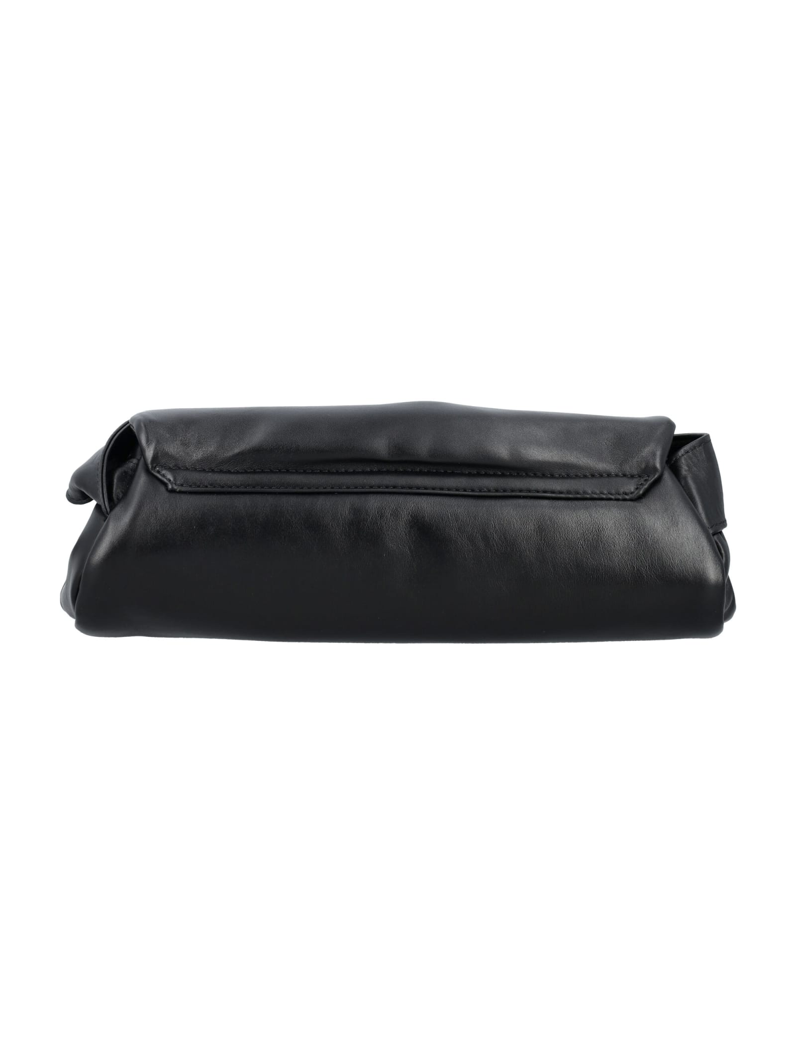 Shop Jil Sander Padded Cannolo Small Bag In Black
