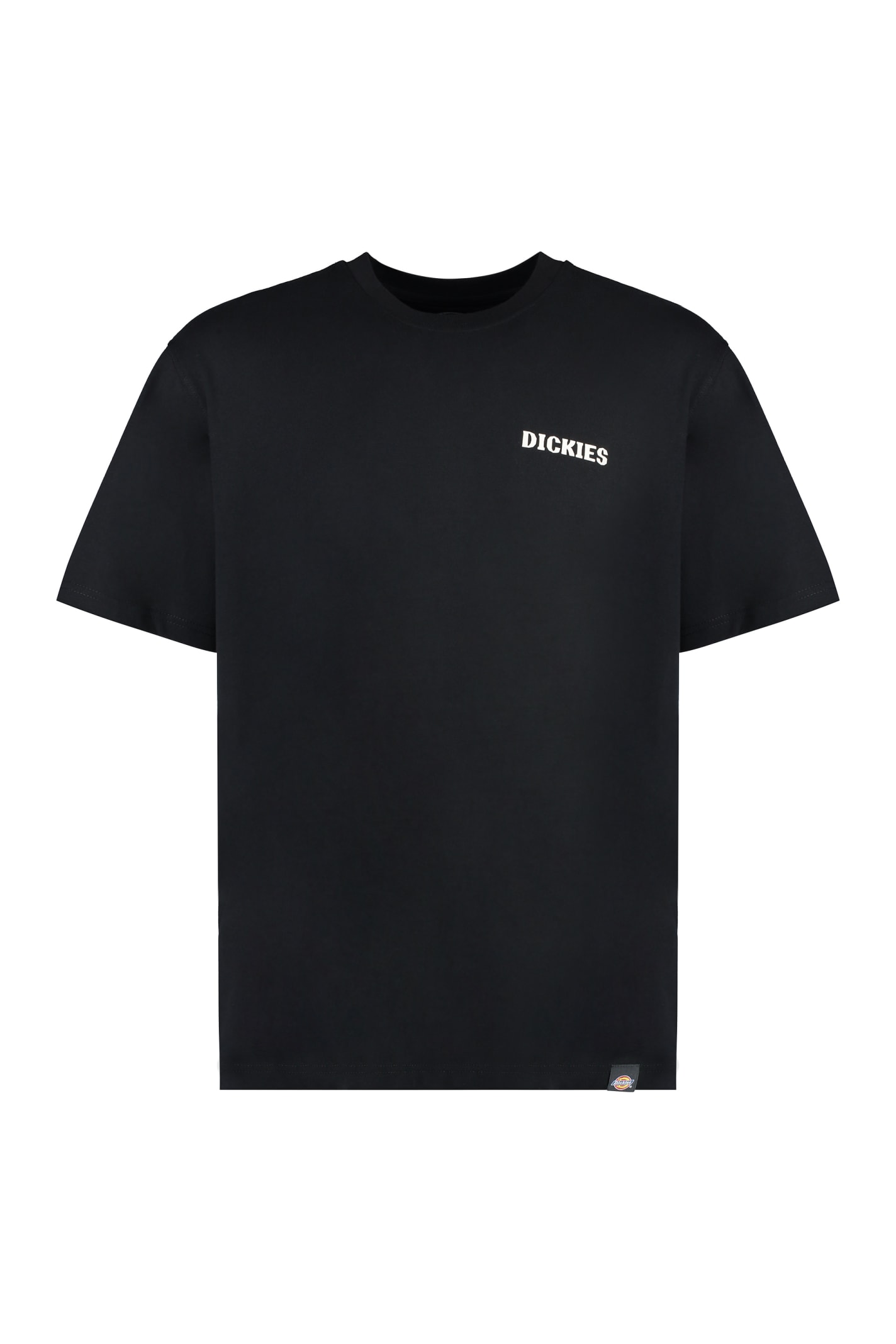 Shop Dickies Hays Logo Cotton T-shirt In Black