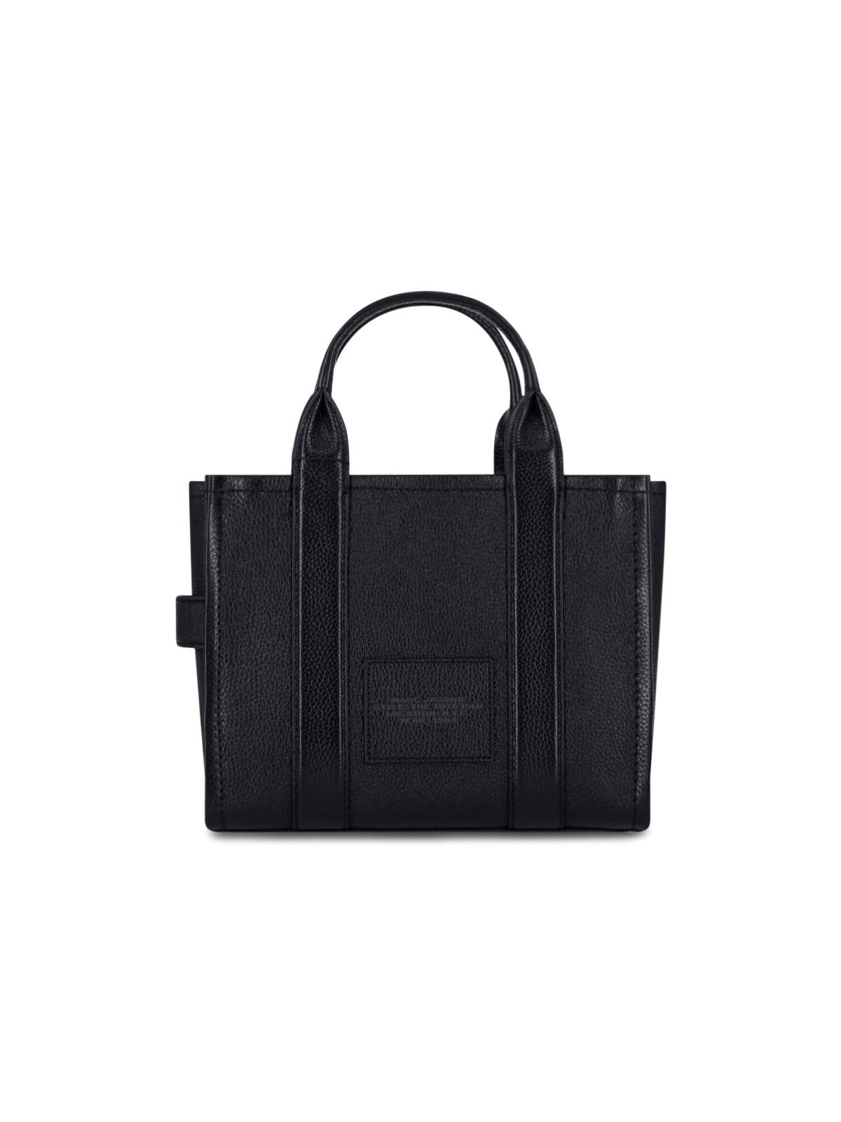 Shop Marc Jacobs - Mini Logo Tote Bag In Black