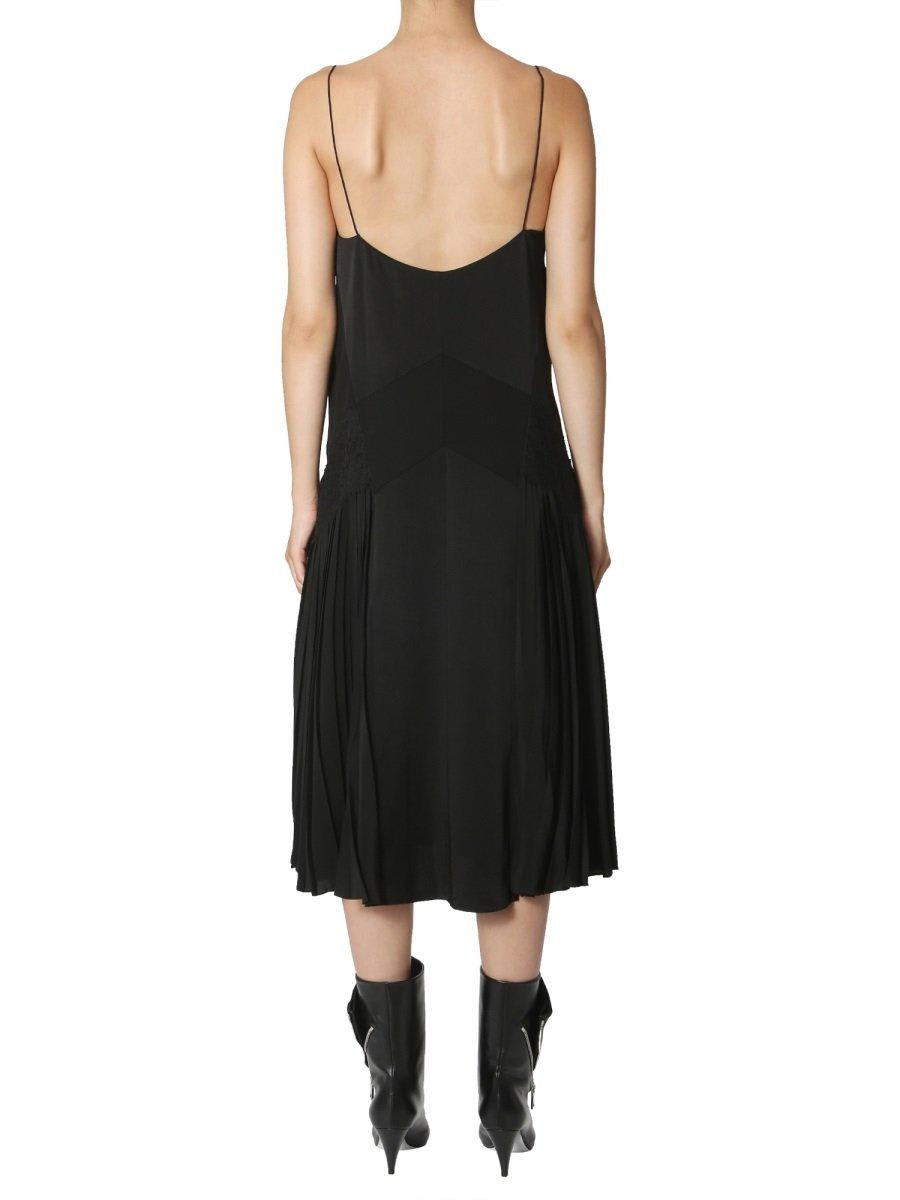 Shop Givenchy Sleeveless Flared Dress In Black