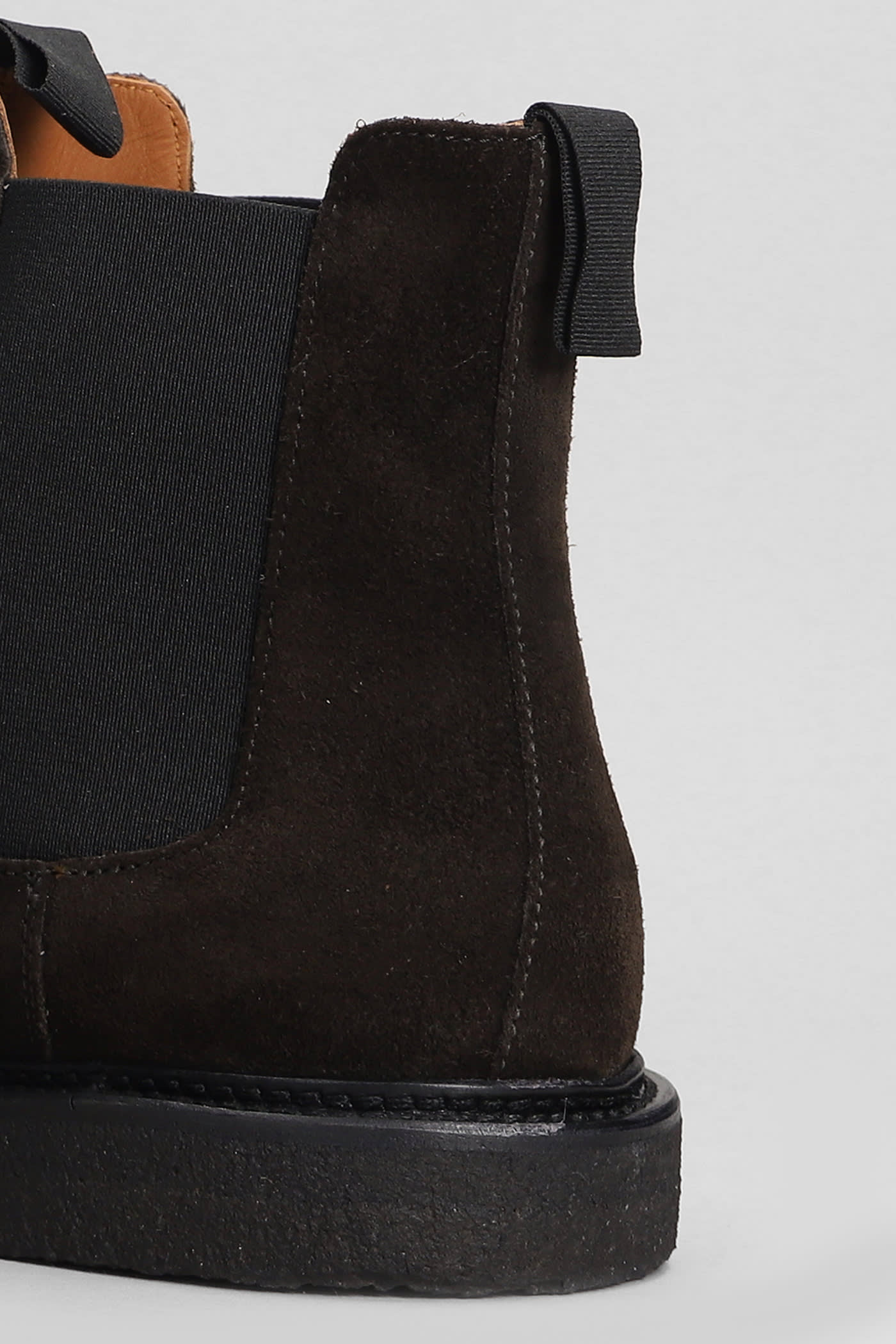 Common Projects Ankle Boots In Brown Suede In Brown