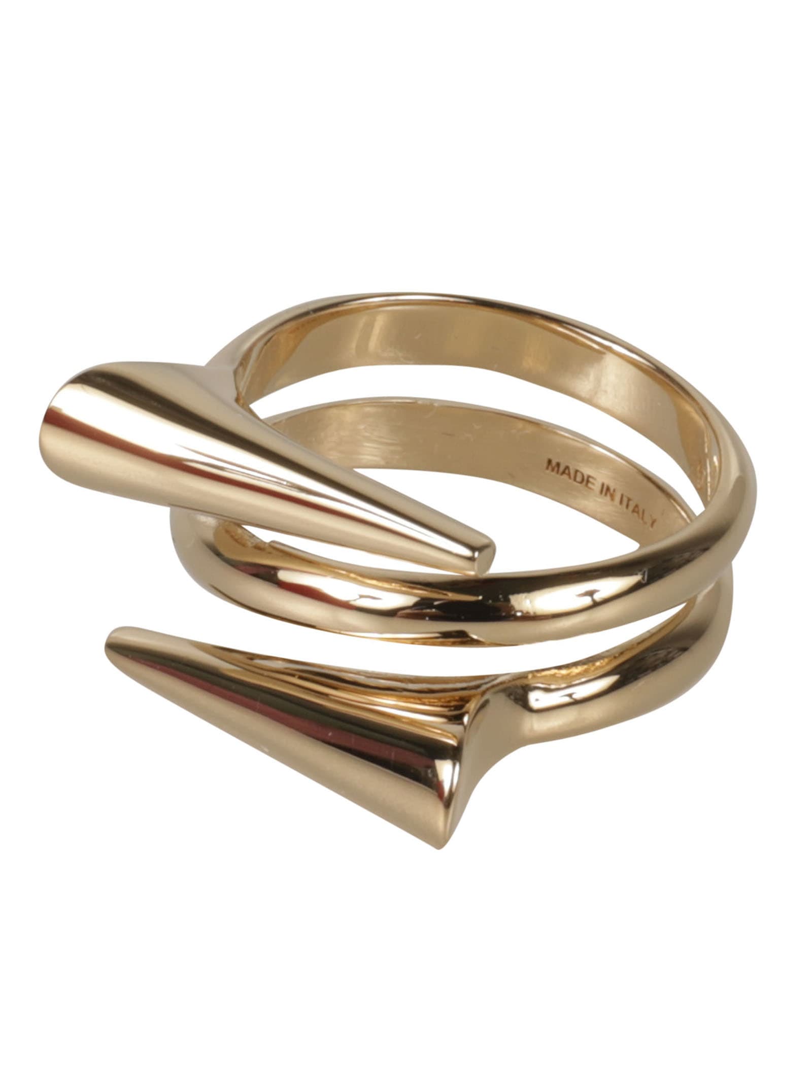 Shop Ferragamo Gancini Point Ring