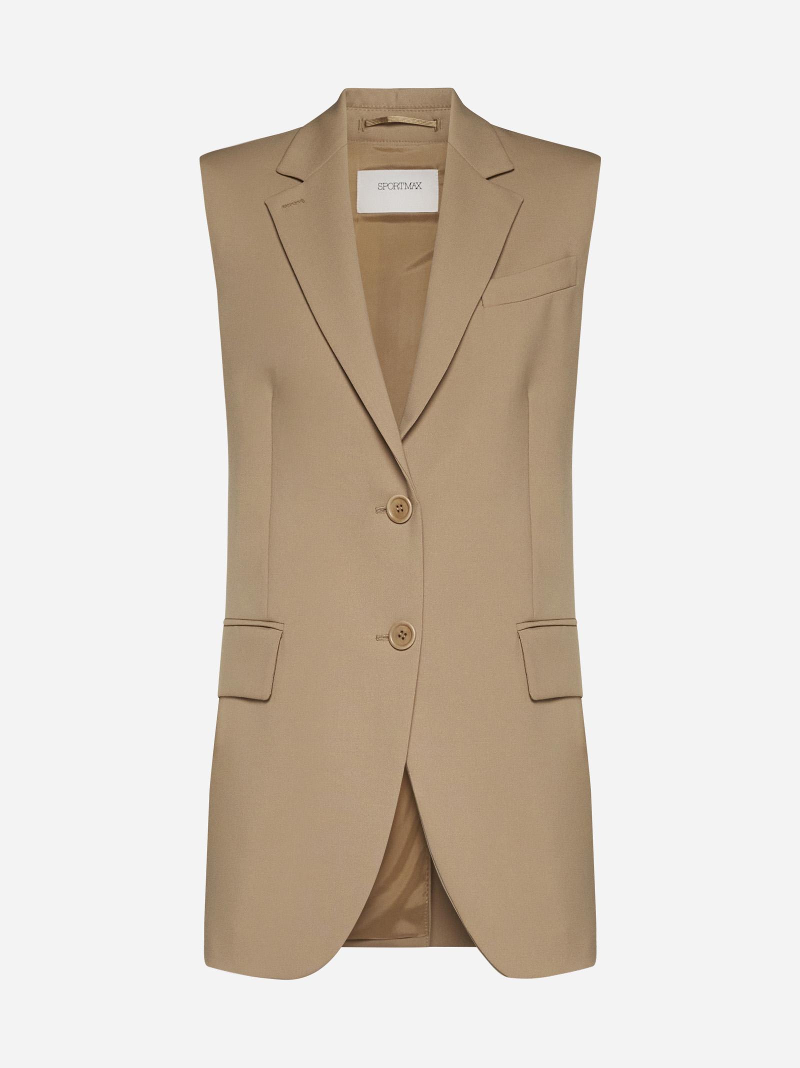 Parana Wool Sleeveless Blazer