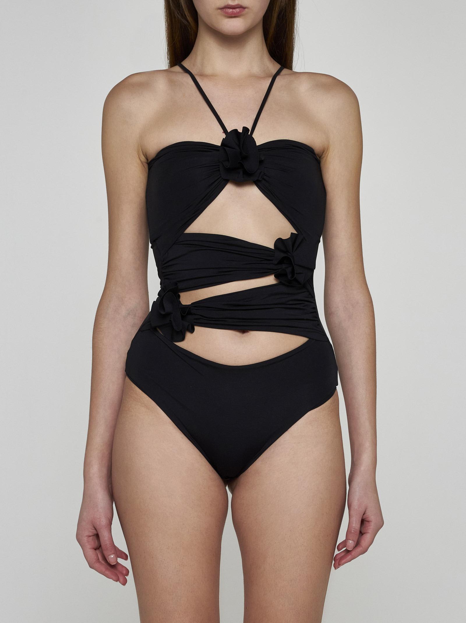 Shop Maygel Coronel Trinitaria One-piece Swimsuit In Black