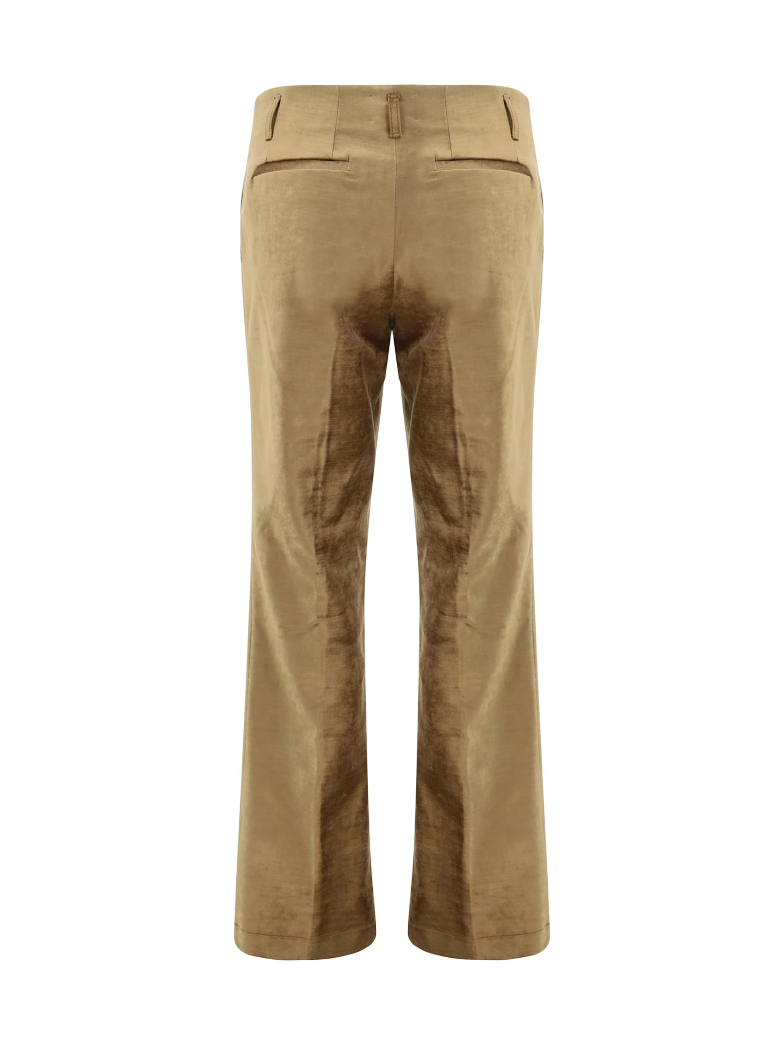 Shop Forte Forte Pants In Gold