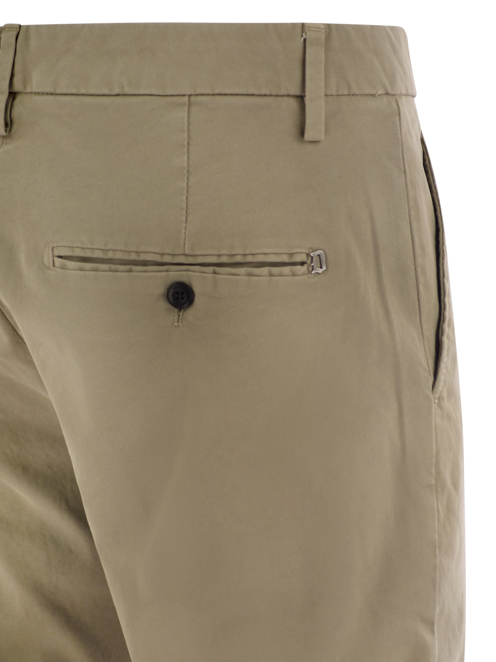 Dondup Gaubert Trousers In Cotton In Honey