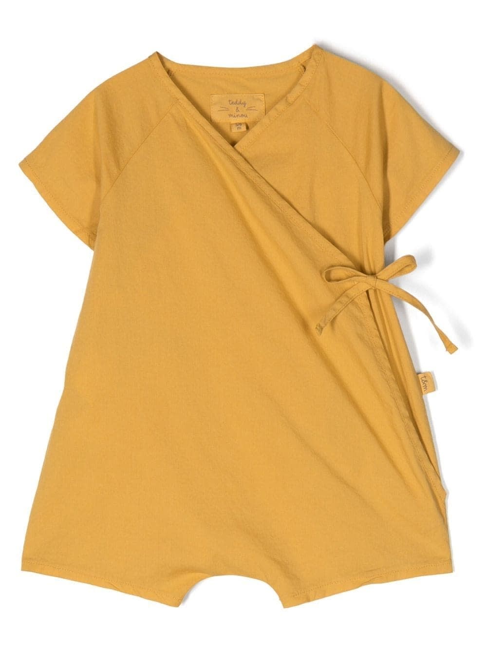 Teddy &amp; Minou Babies' Wrap Suit In Yellow